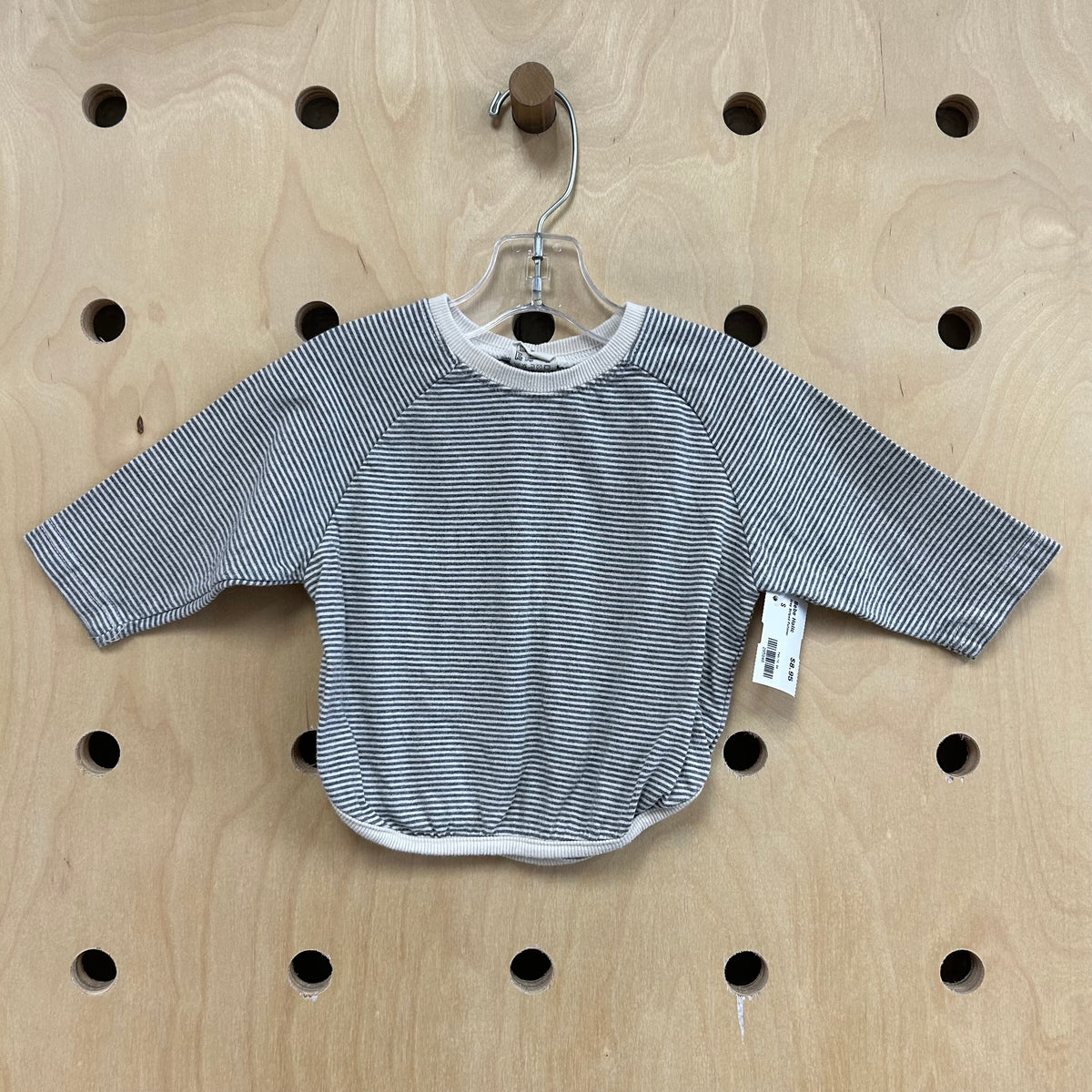 Grey Striped Pullover