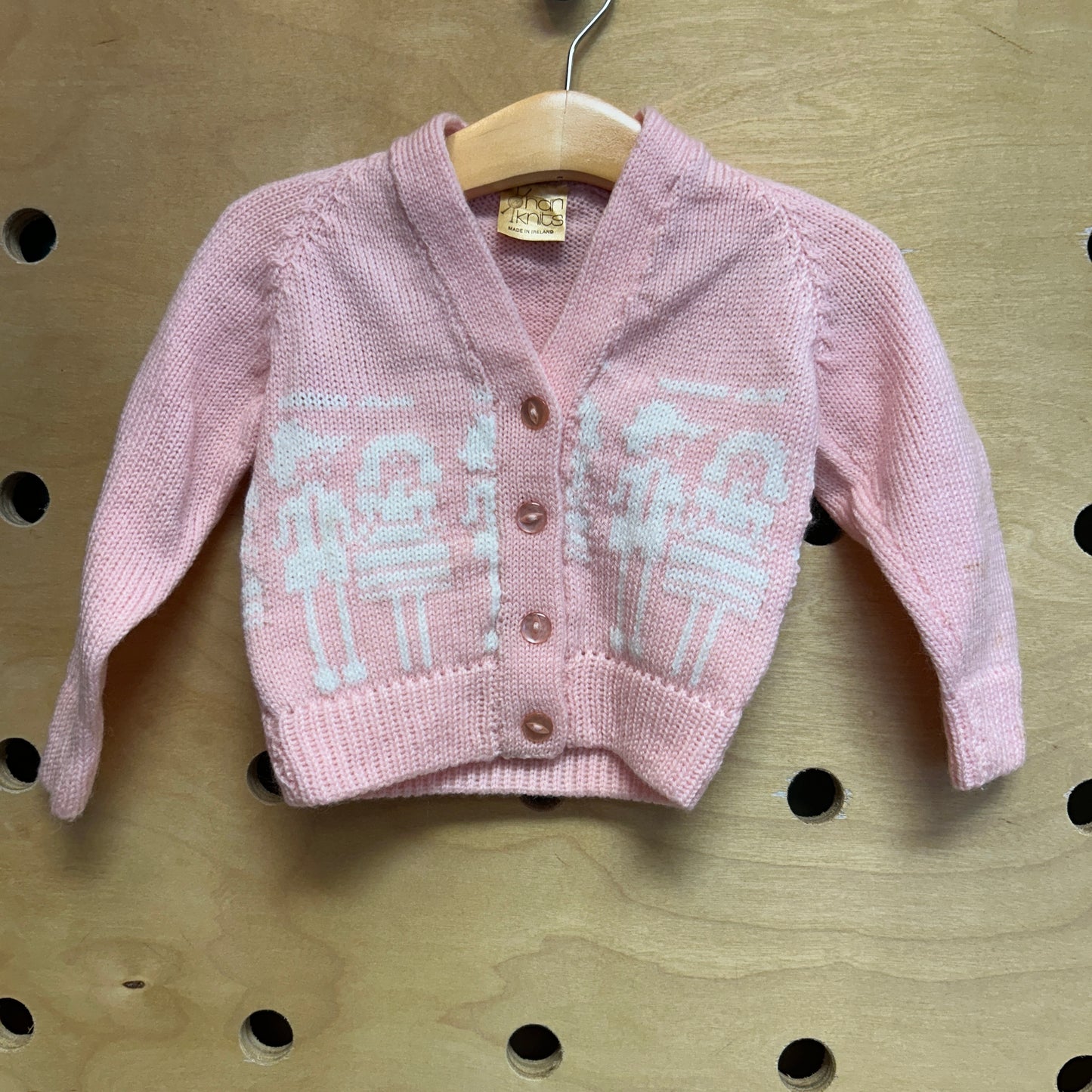 Khan Knits Pink Sweater