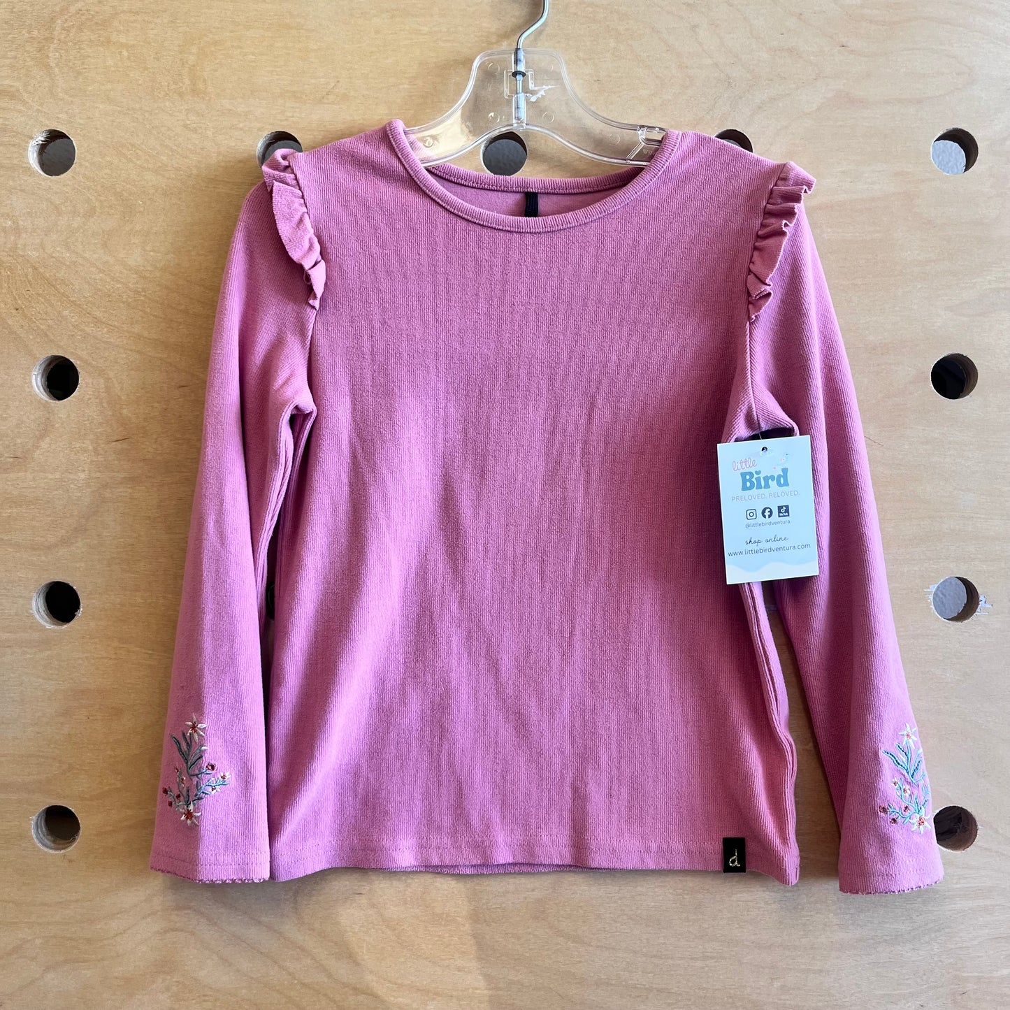 Pink Ruffle Long Sleeve