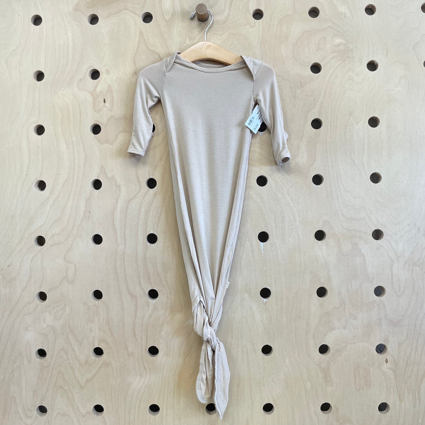 Tan Bamboo Knotted Gown