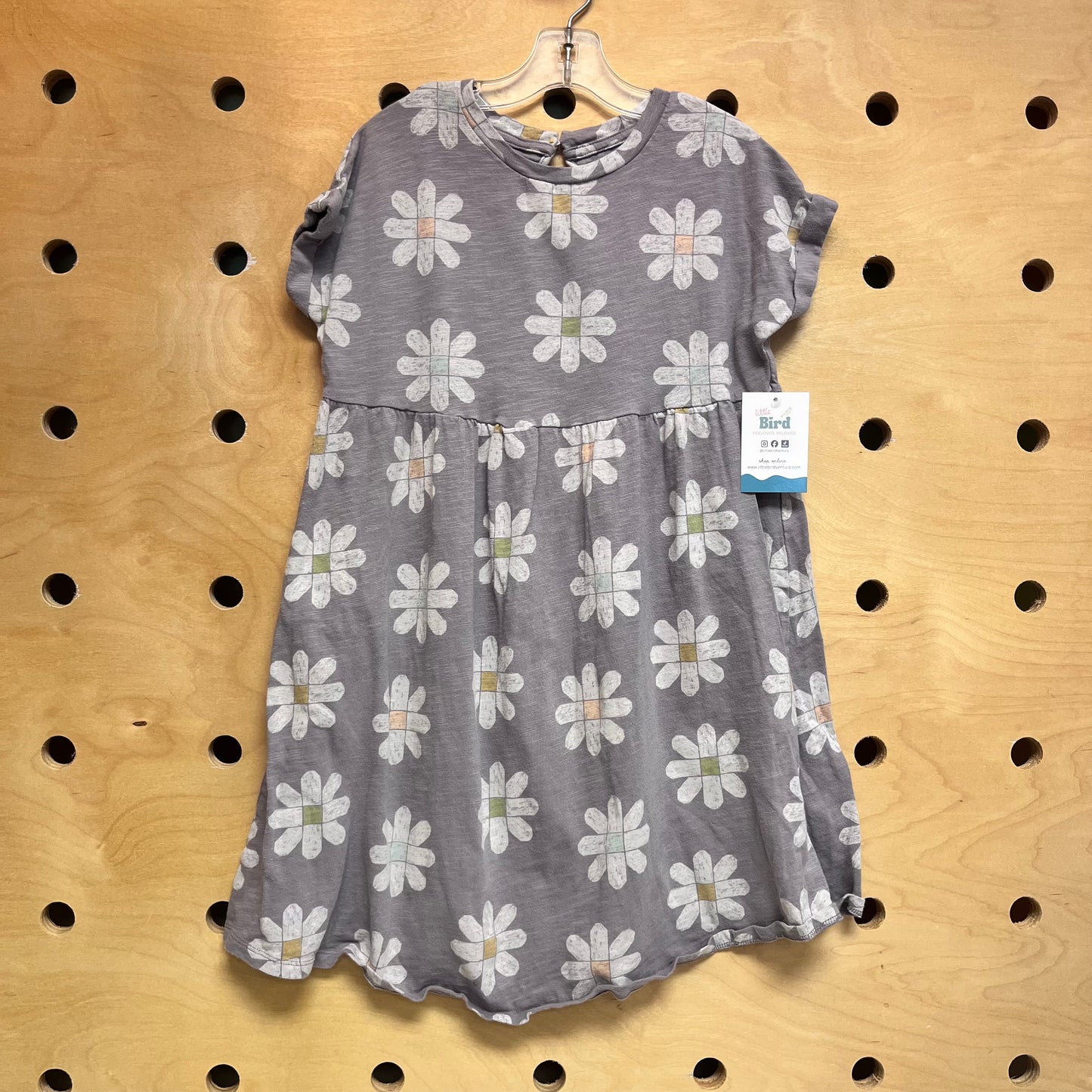 Organic Purple Flower Dress