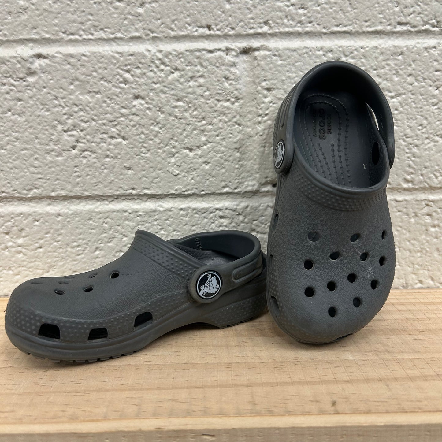 Grey Clogs