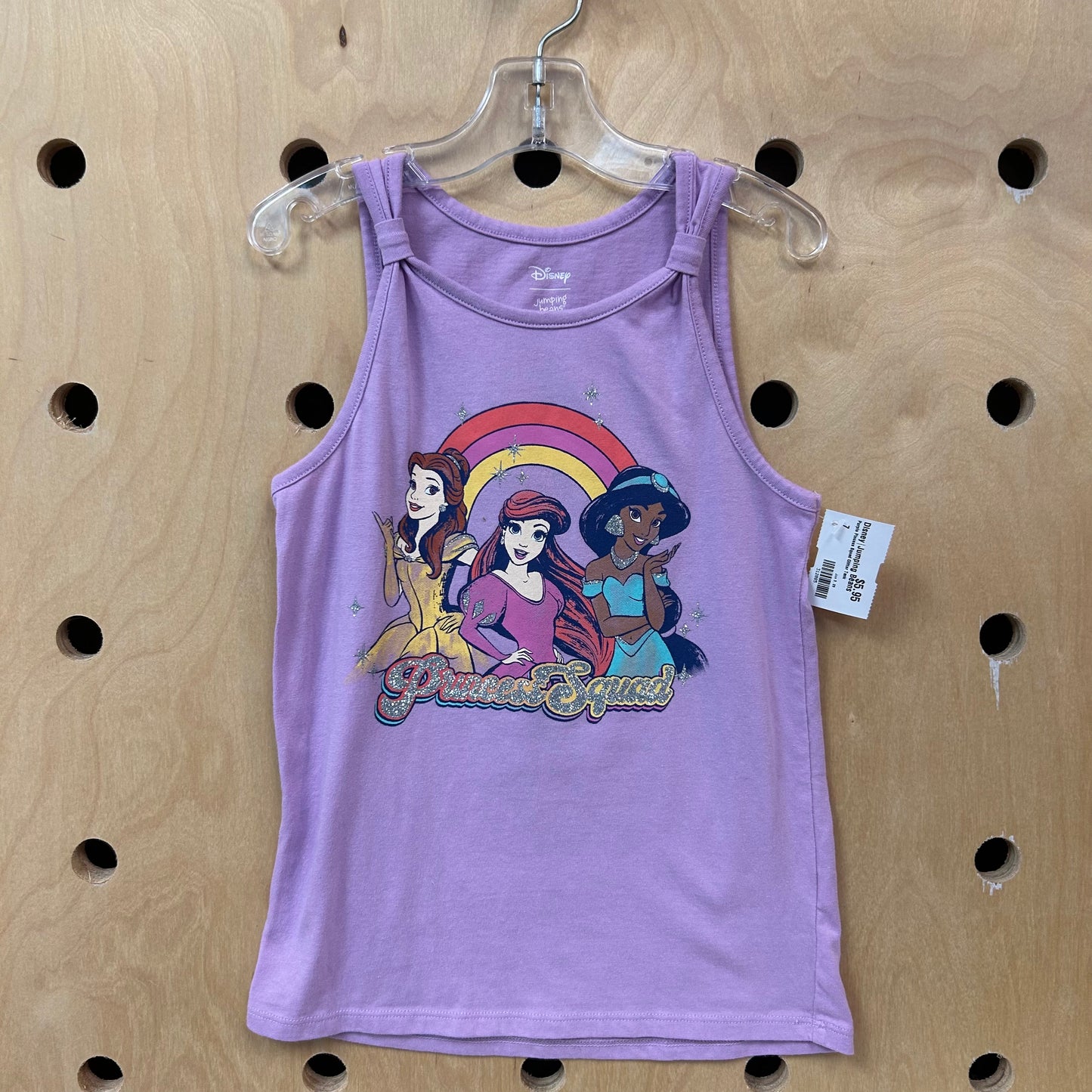 Purple Pincess Squad Glitter Tank