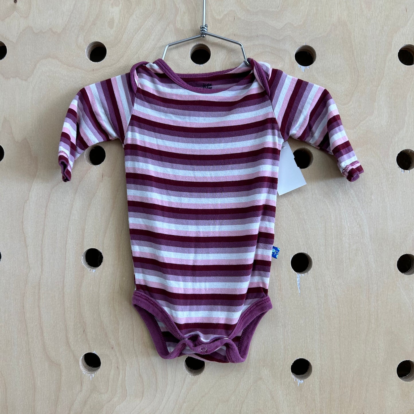 Purple Striped Bodysuit