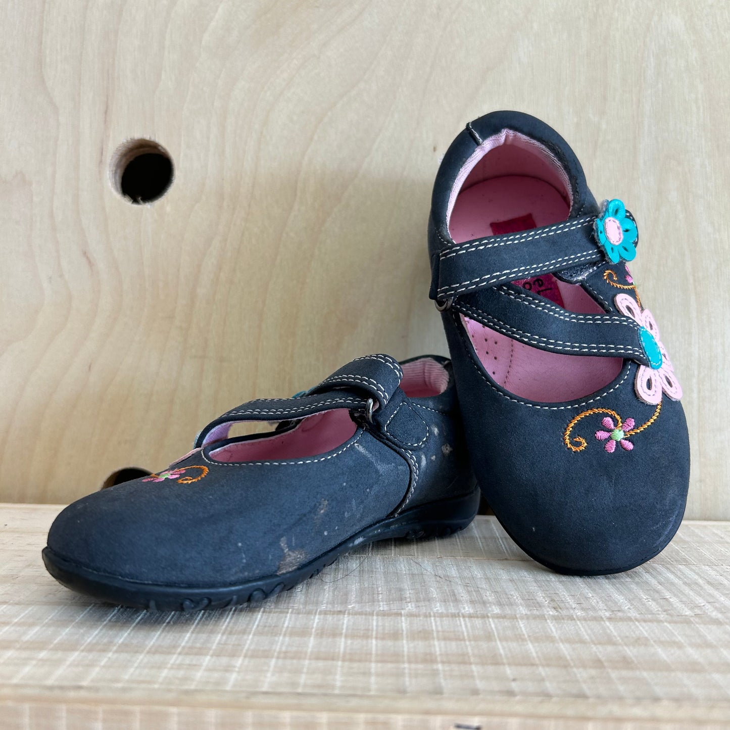 Blue Floral Shoes