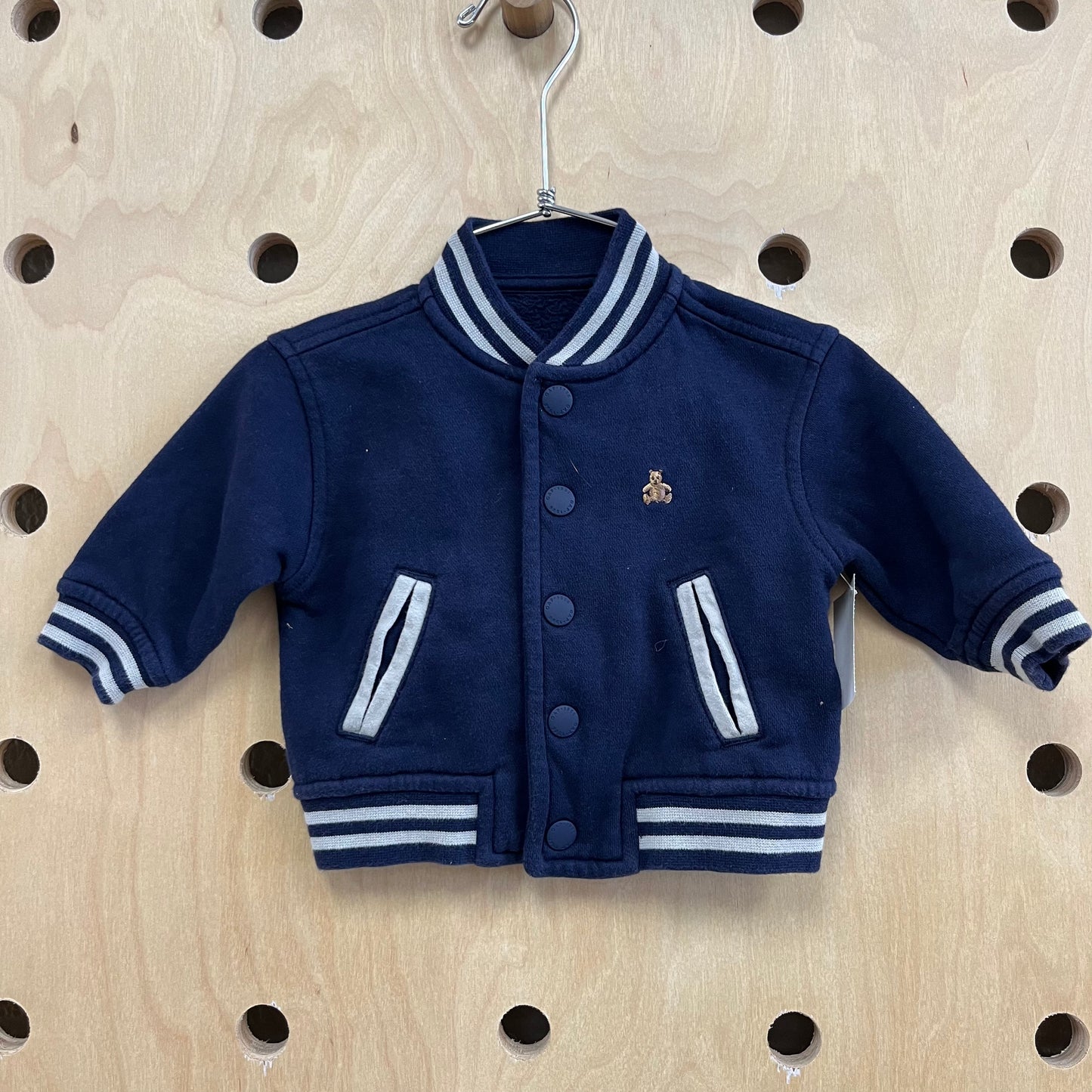 Blue Letterman Sweater