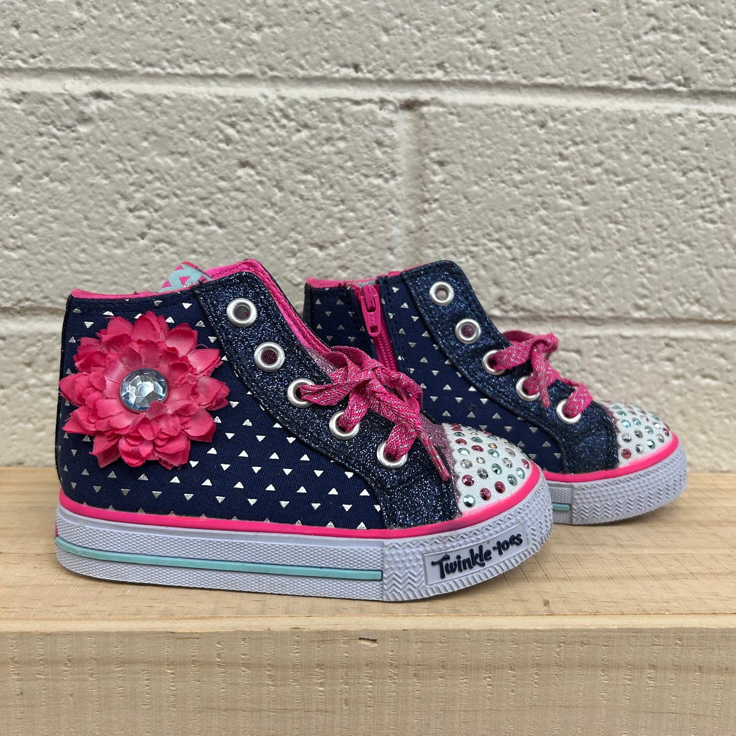 Blue Floral Twinkle Toes