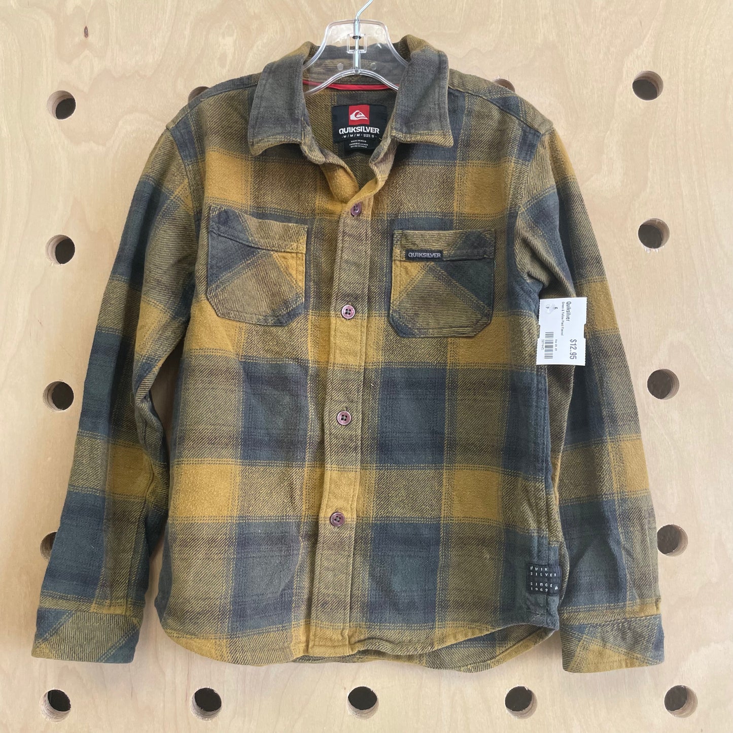 Green & Yellow Plaid Flannel