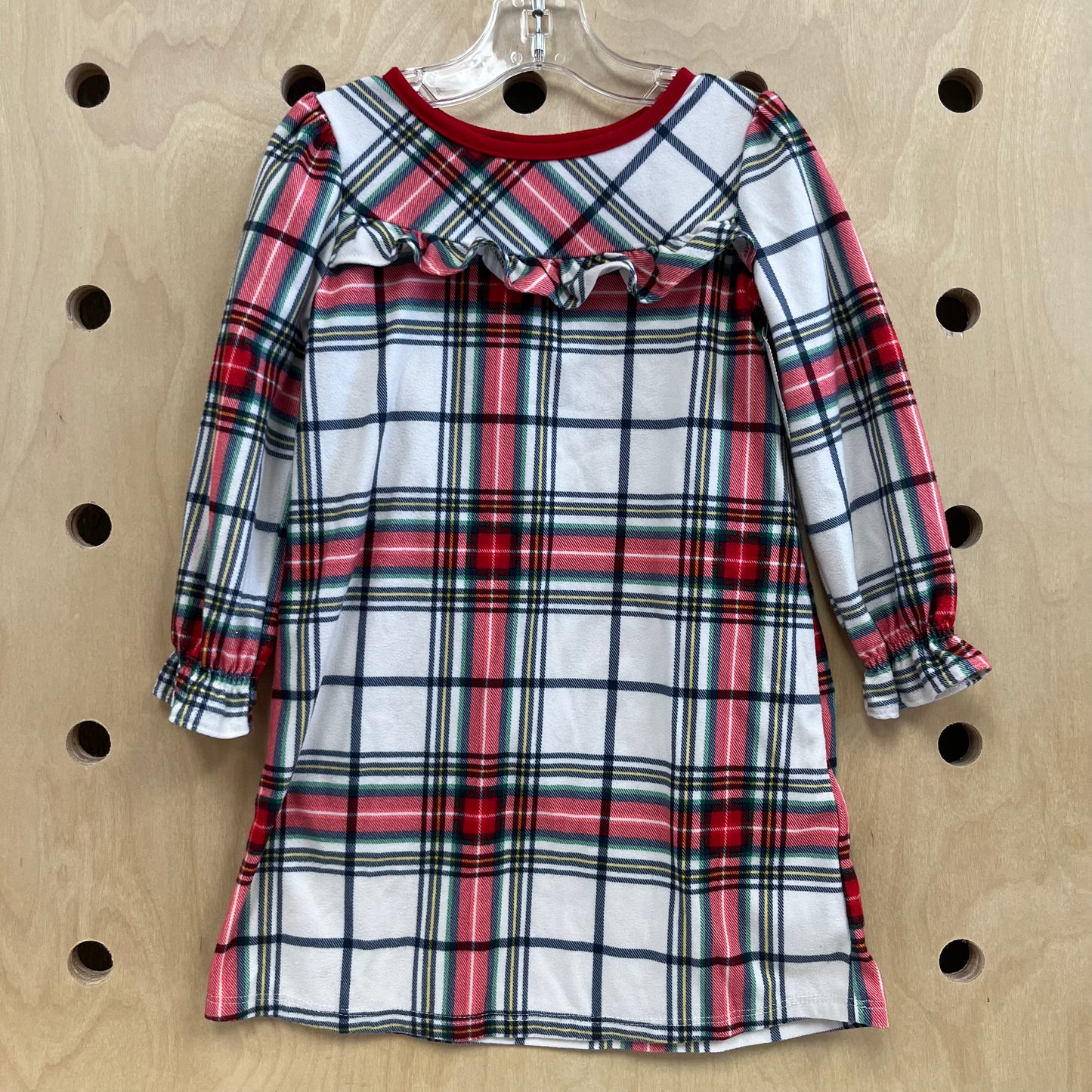 White Plaid Nightgown