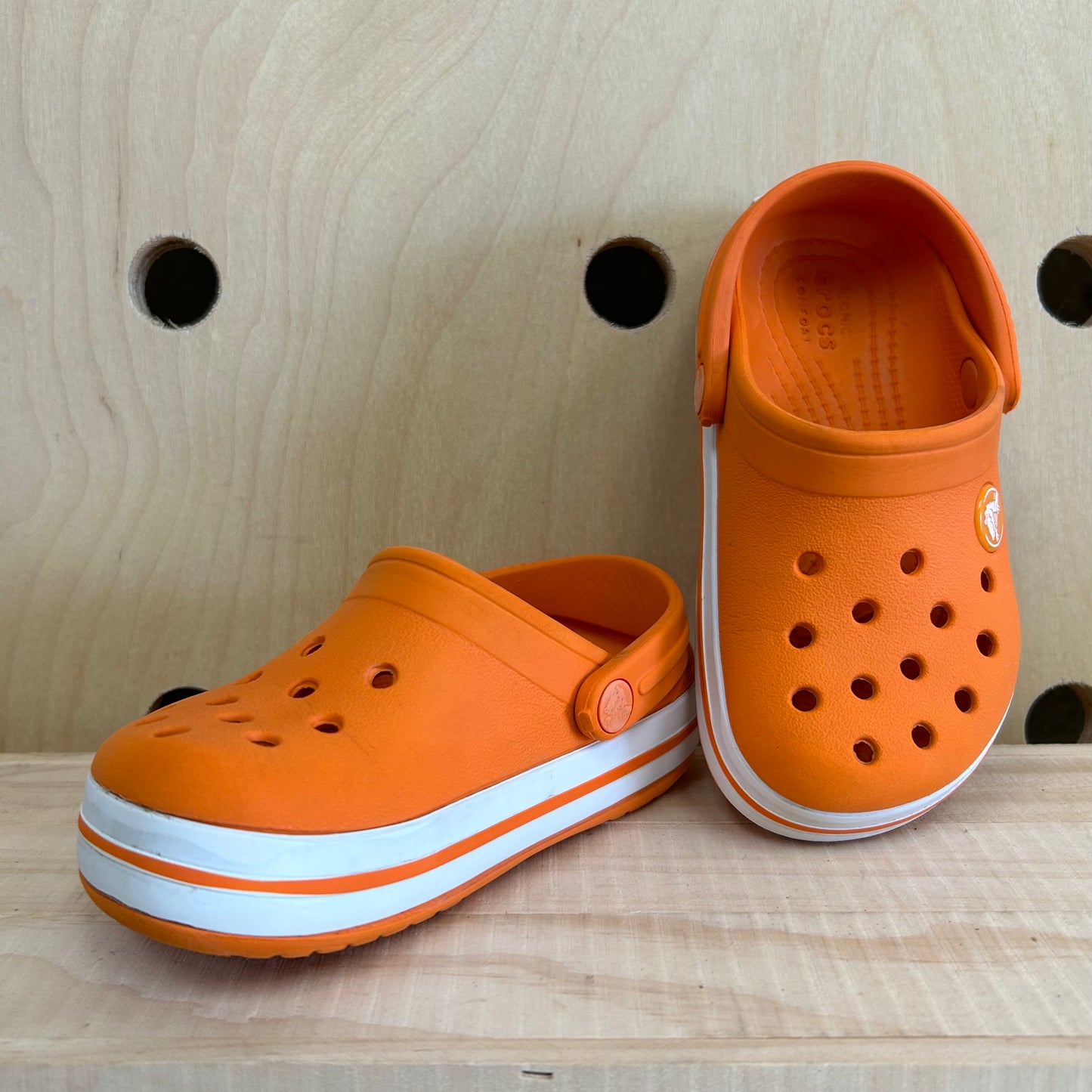 Orange Clogs