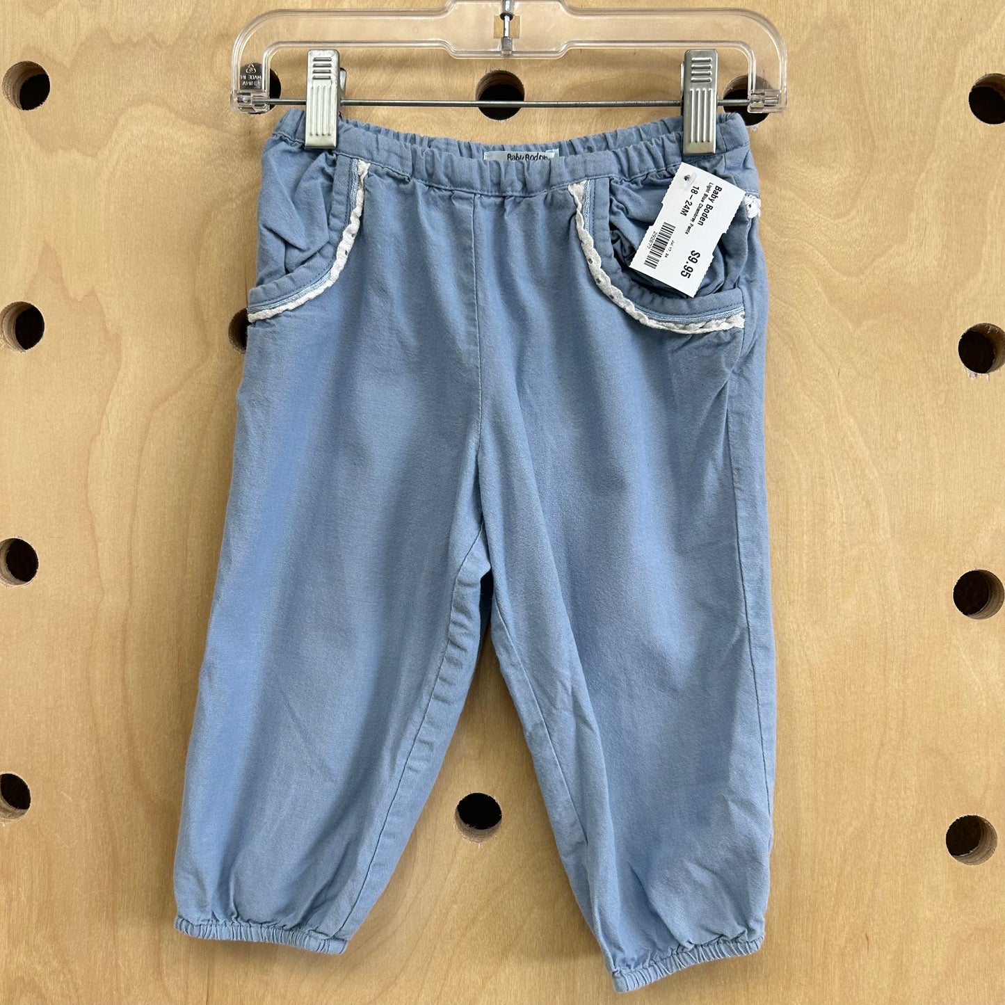 Light Blue Chambray Pants