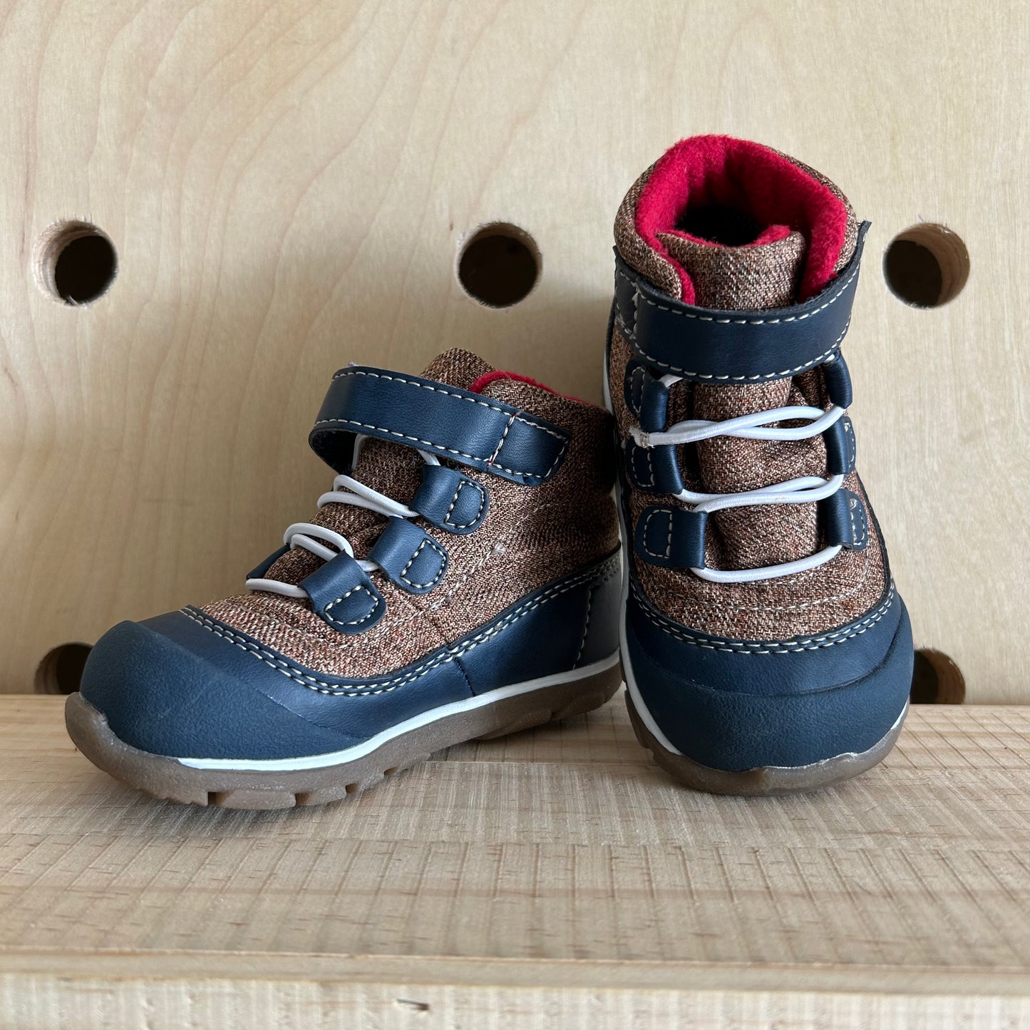 Brown & Blue Boots