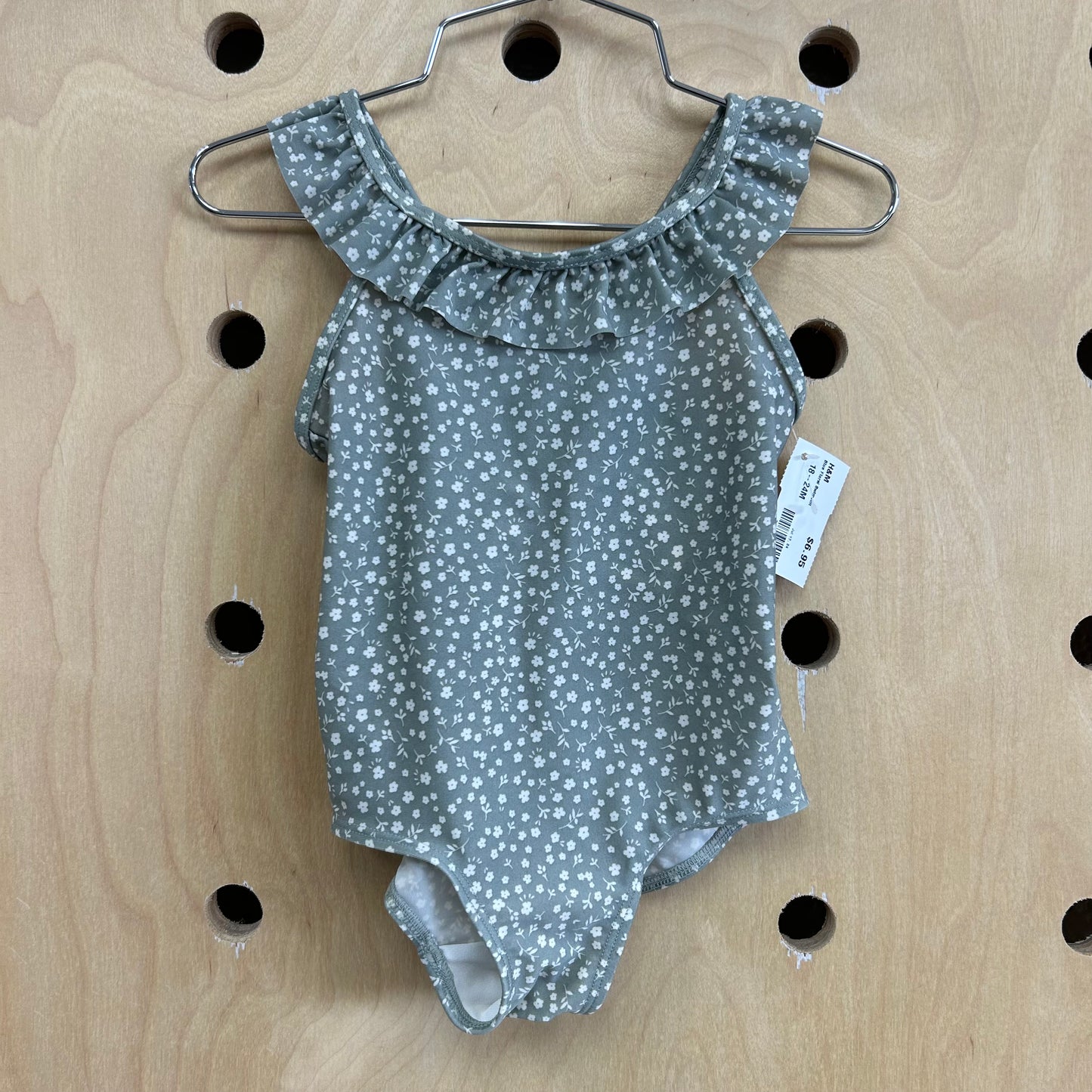 Blue Floral Swimsuit