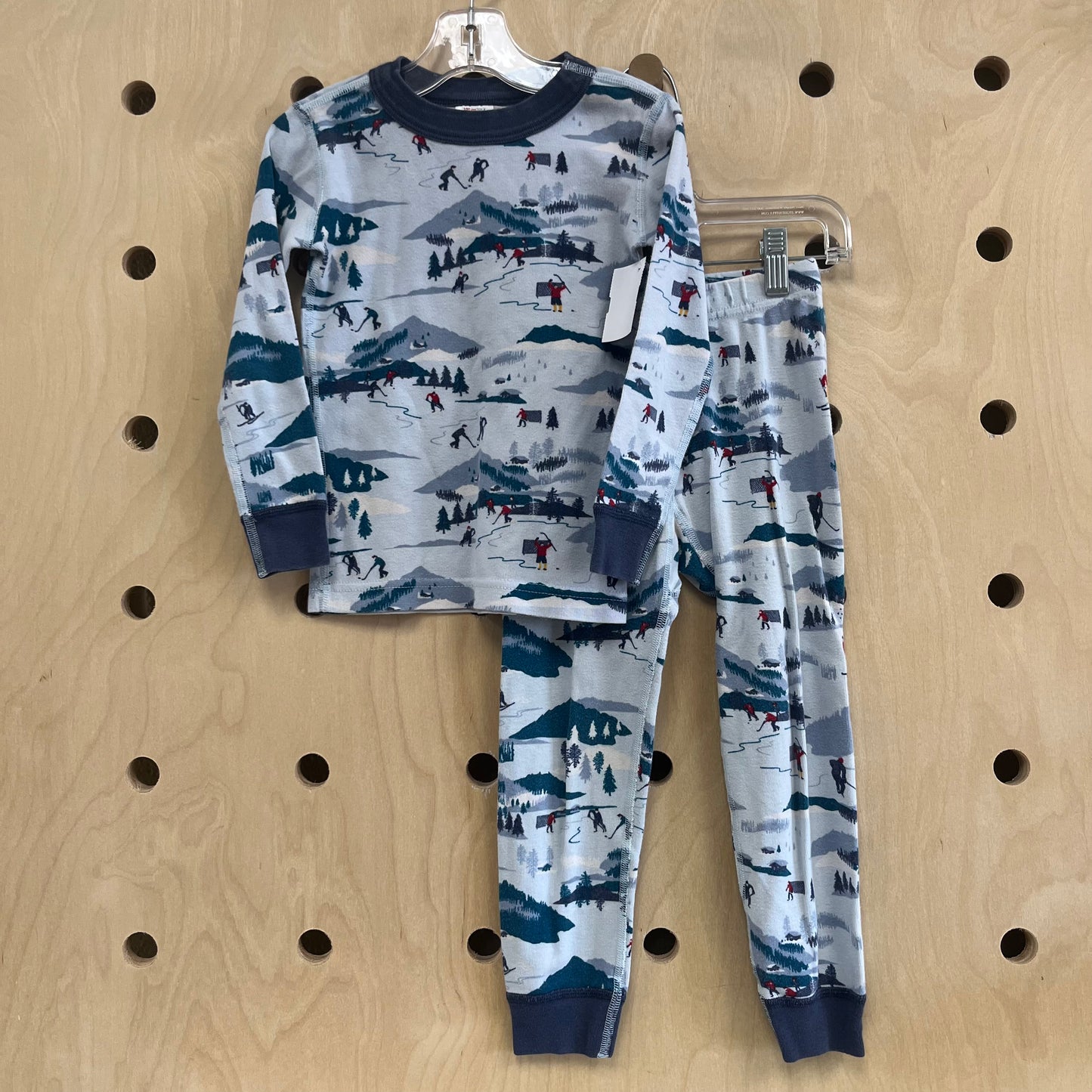 Blue Hockey Pajamas