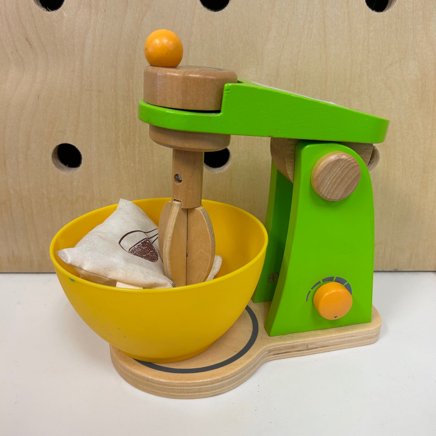 Wooden Toy Mixer