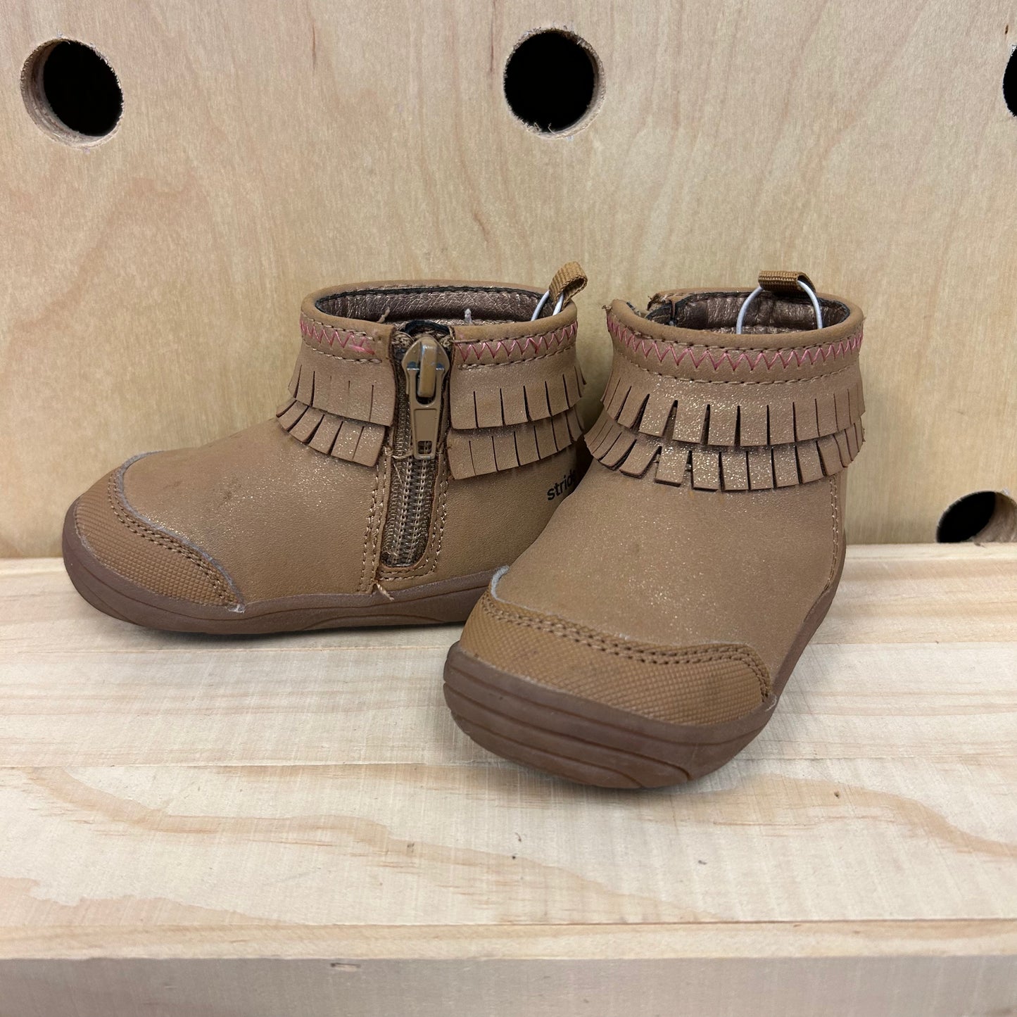 Brown Fringe Boots
