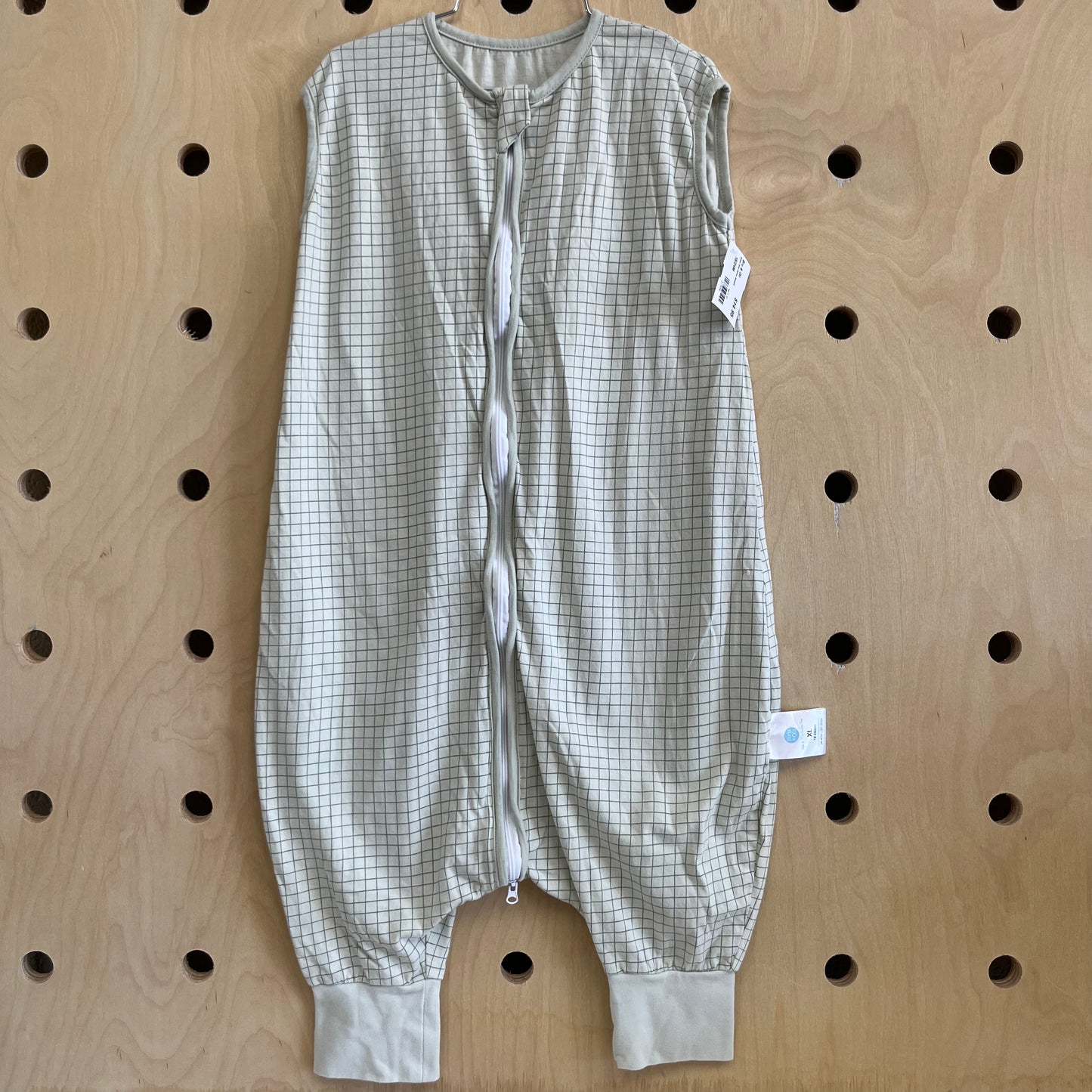 Green Grid Cotton Sleeper