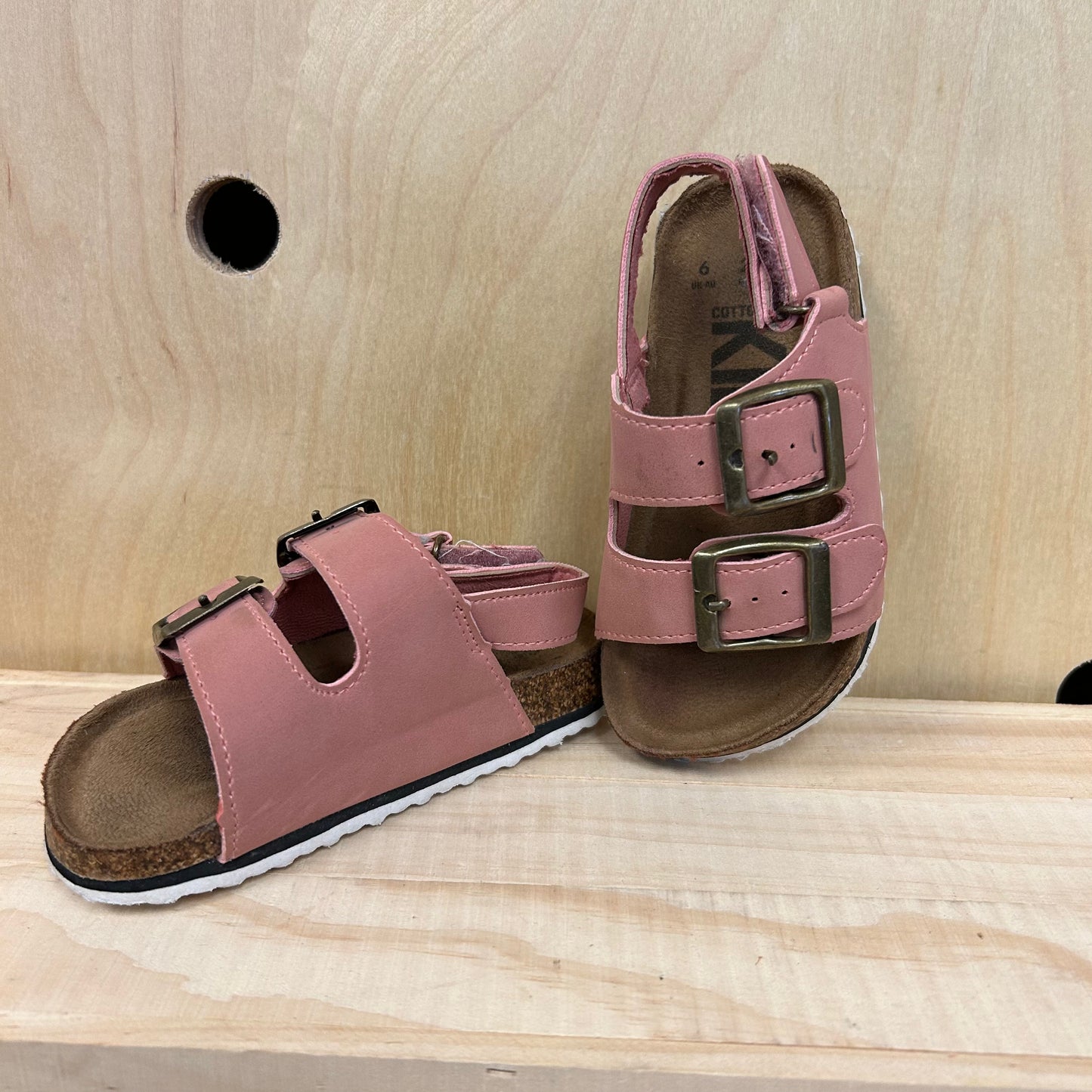 Pink Buckle Sandals