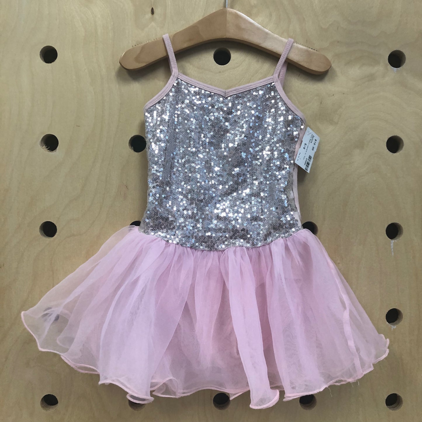 Pink Sequin Leotard w/ Tutu