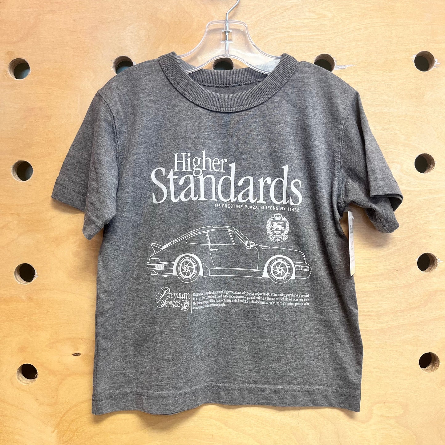 Grey Higher Standards Tee