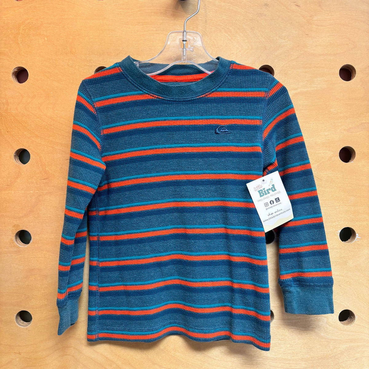 Blue/Orange Striped LS