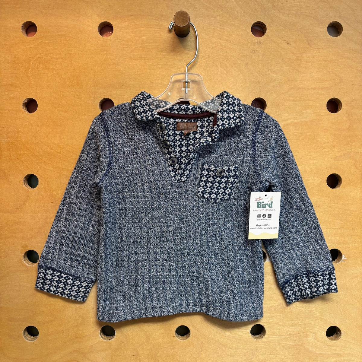 Blue Argile Pocket LS