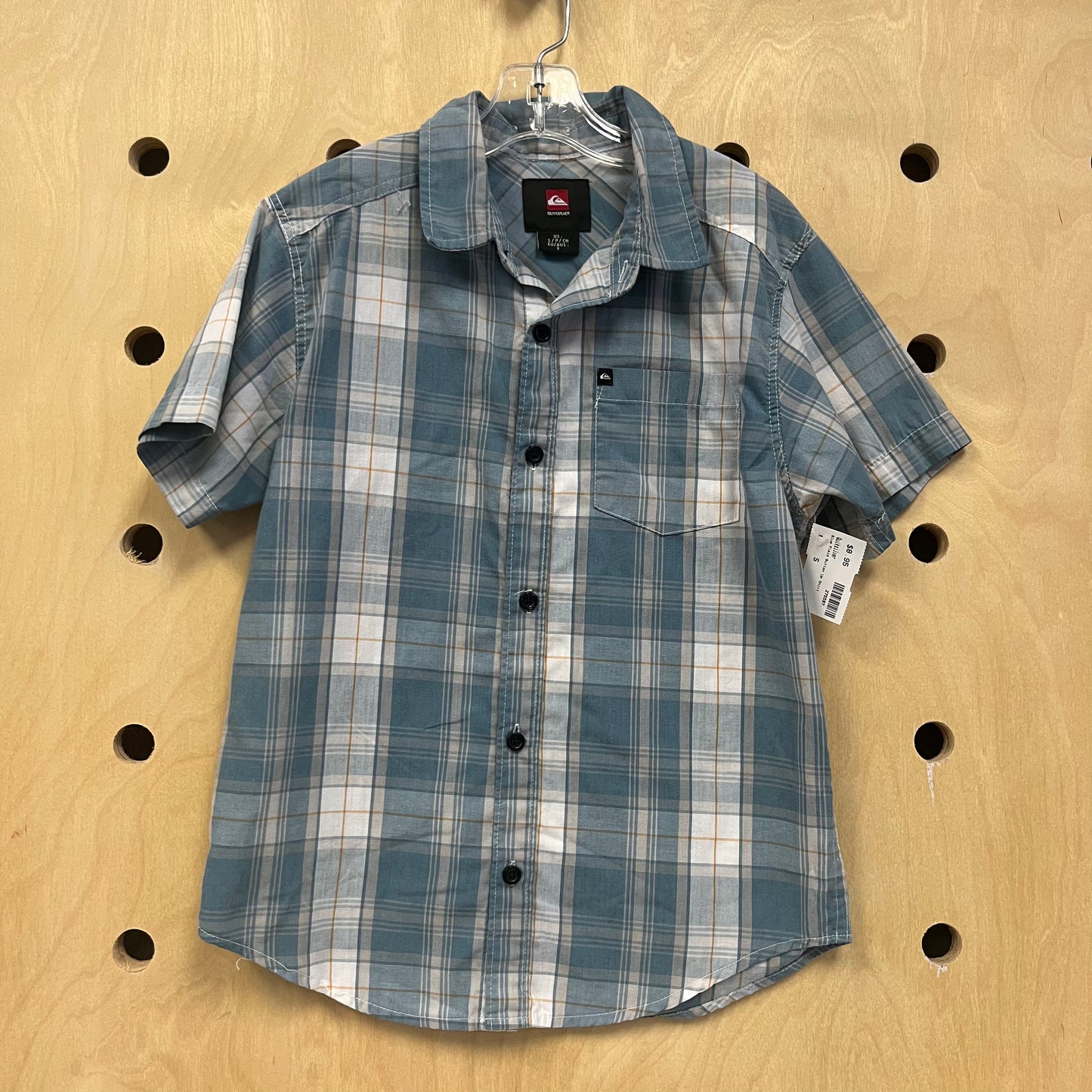 Blue Plaid Button Up Shirt