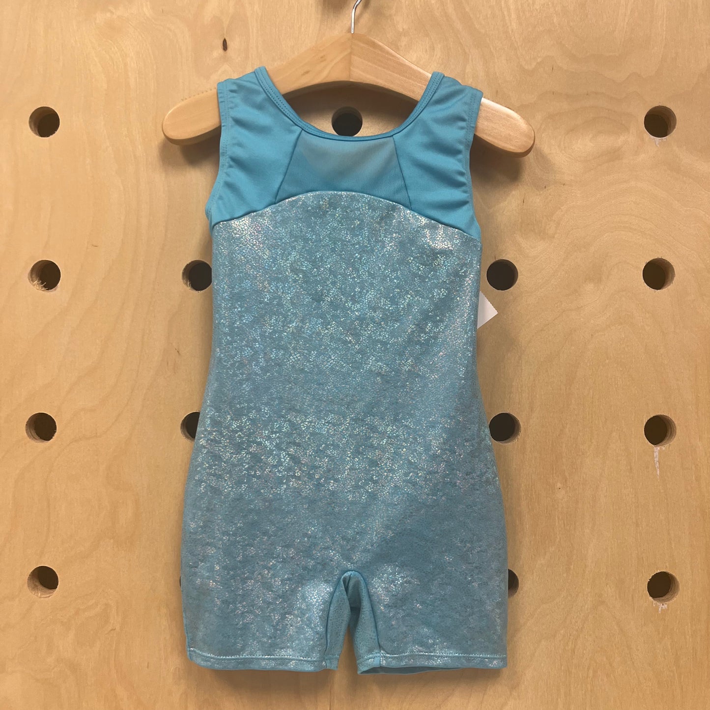 Blue Scale Dance Unitard