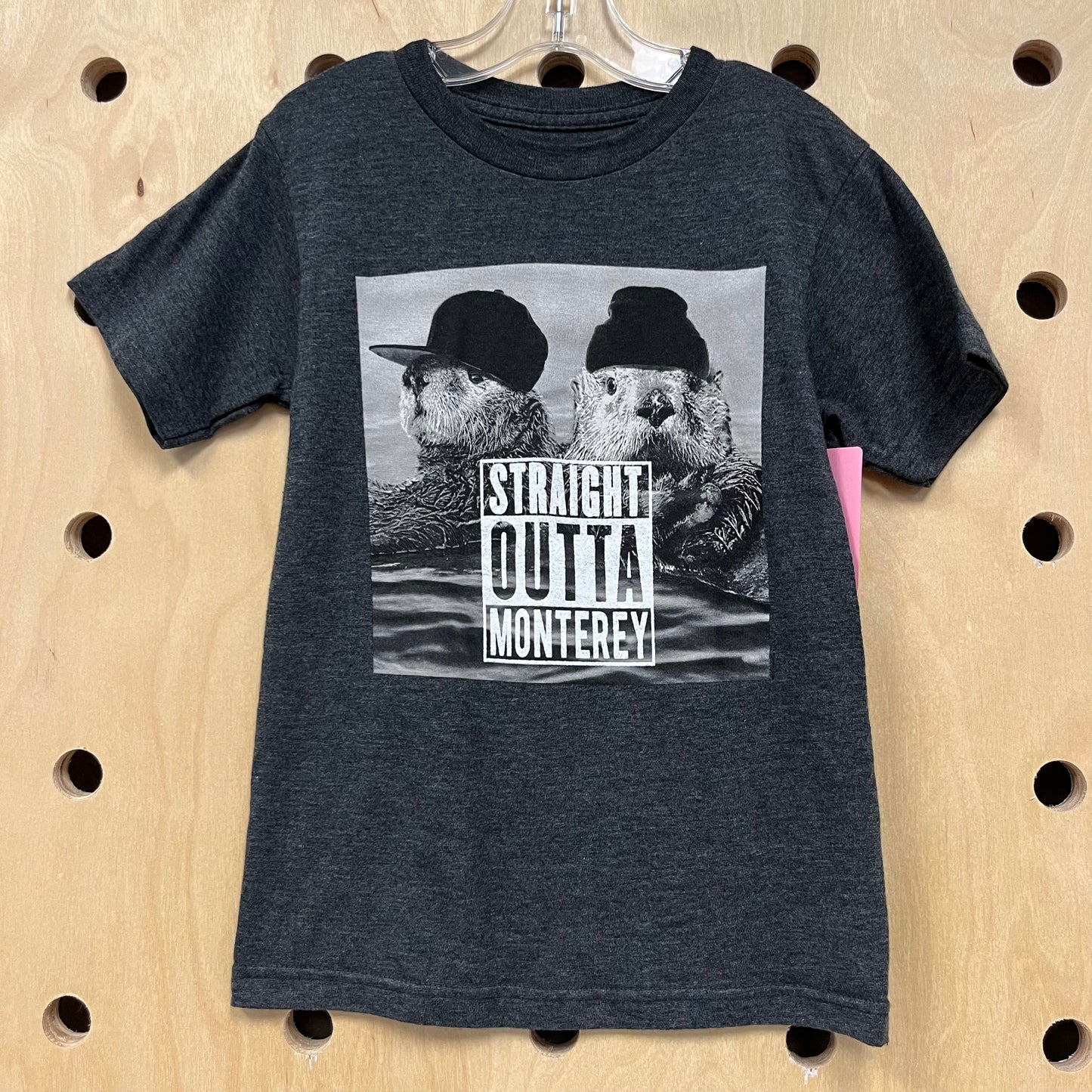 Grey Straight Outta Monterey Otters Tee