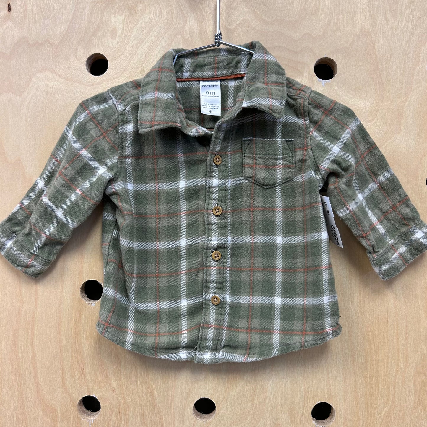 Green & Orange Flannel