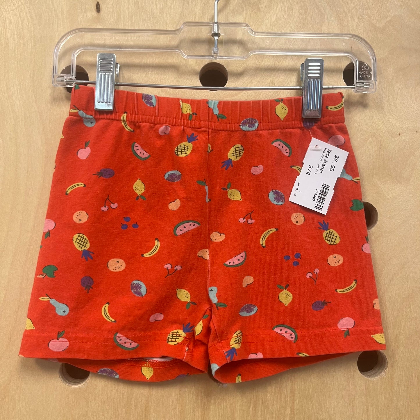 Red Fruit Shorts