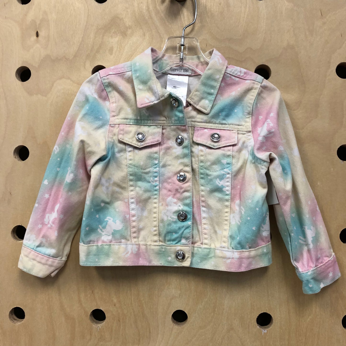 Rainbow Unicorn Denim Jacket