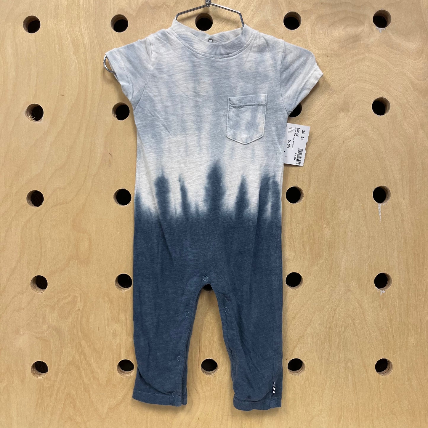 Blue Tie Dye Romper