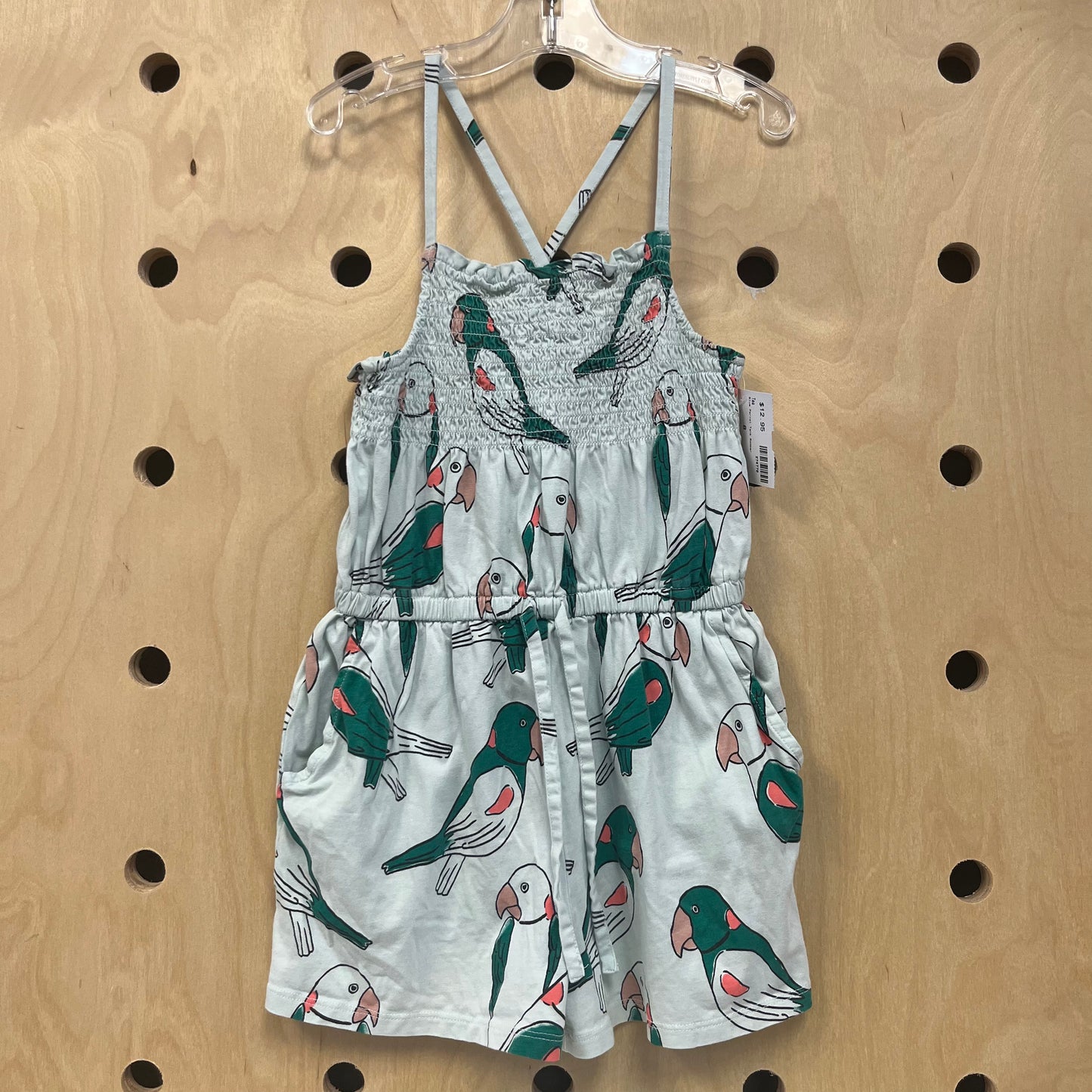 Blue Parrot Tank Romper