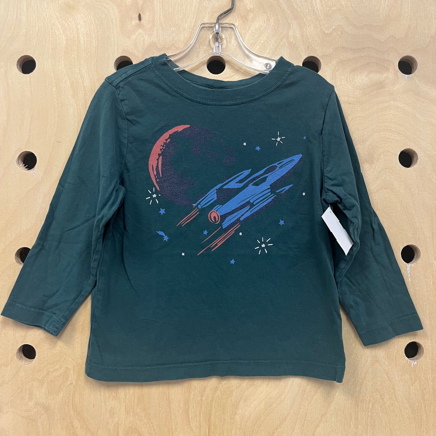 Green Spaceship Long Sleeve