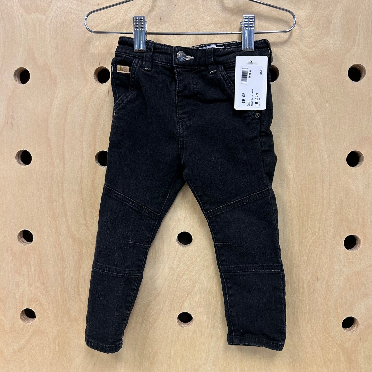 Black Moto Denim