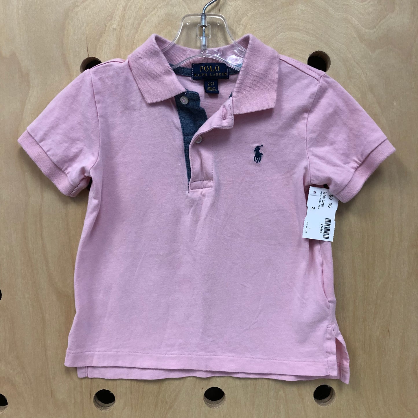 Pink Polo Tee