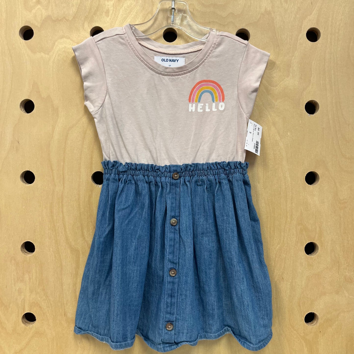 Hello Denim Skirt Dress