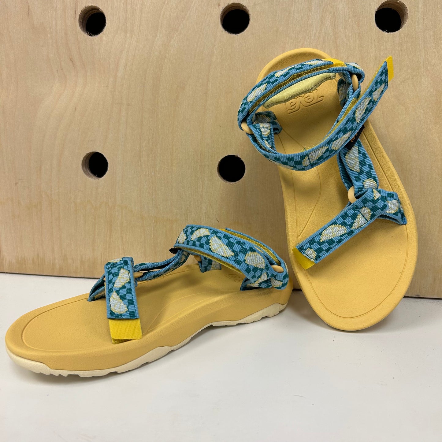 Yellow & Blue Veclro Sandals