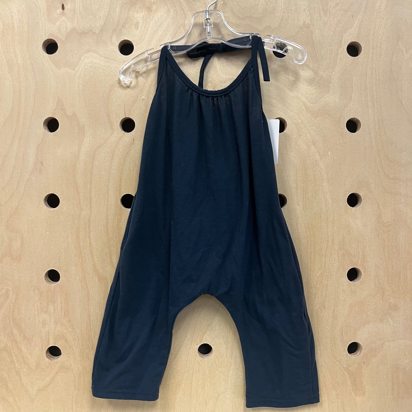 Blue Halter Romper