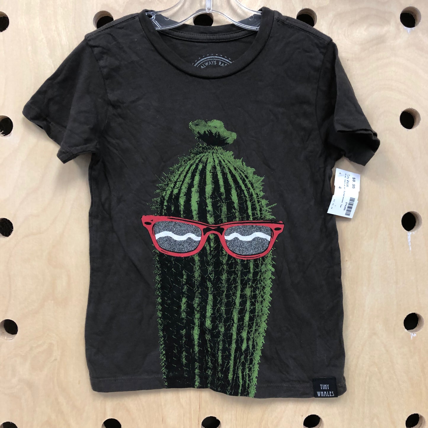 Grey Cactus W/ Sunglasses Tee