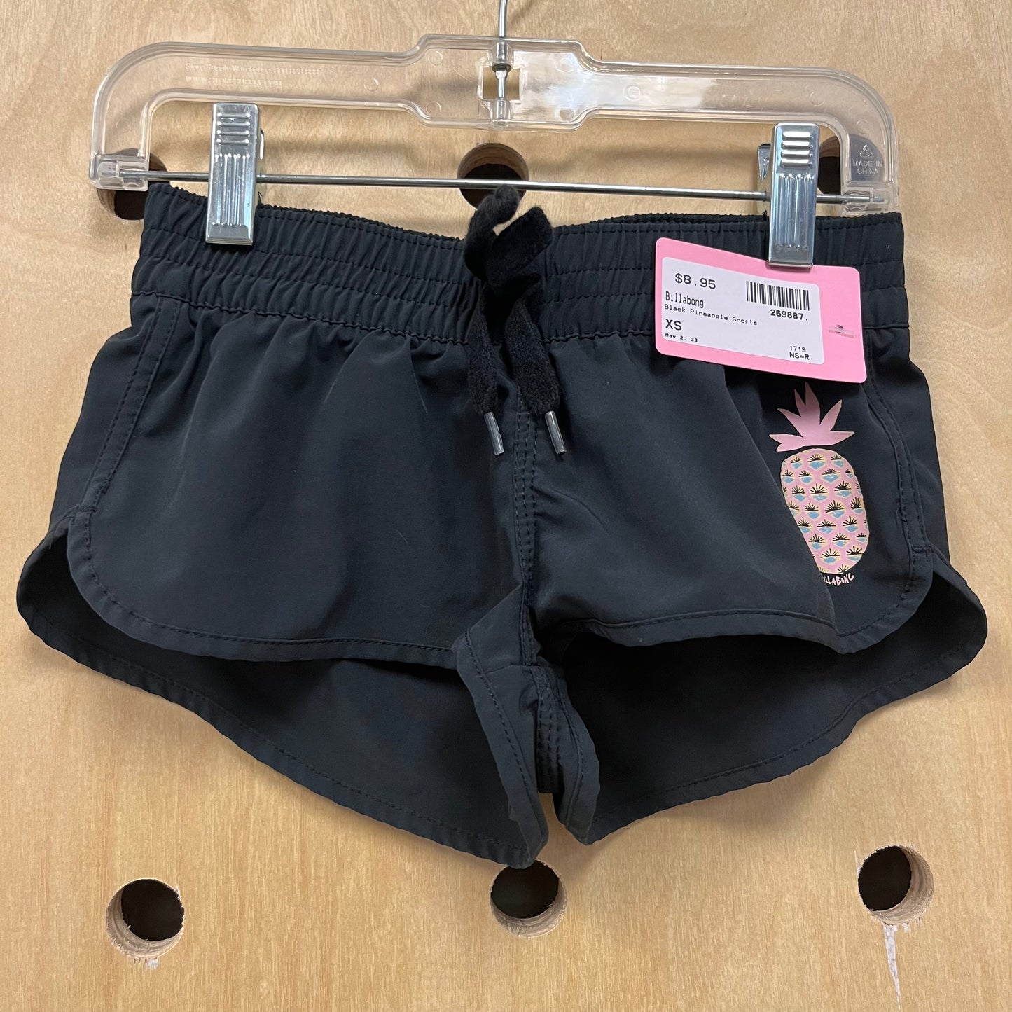 Black Pineapple Board Shorts