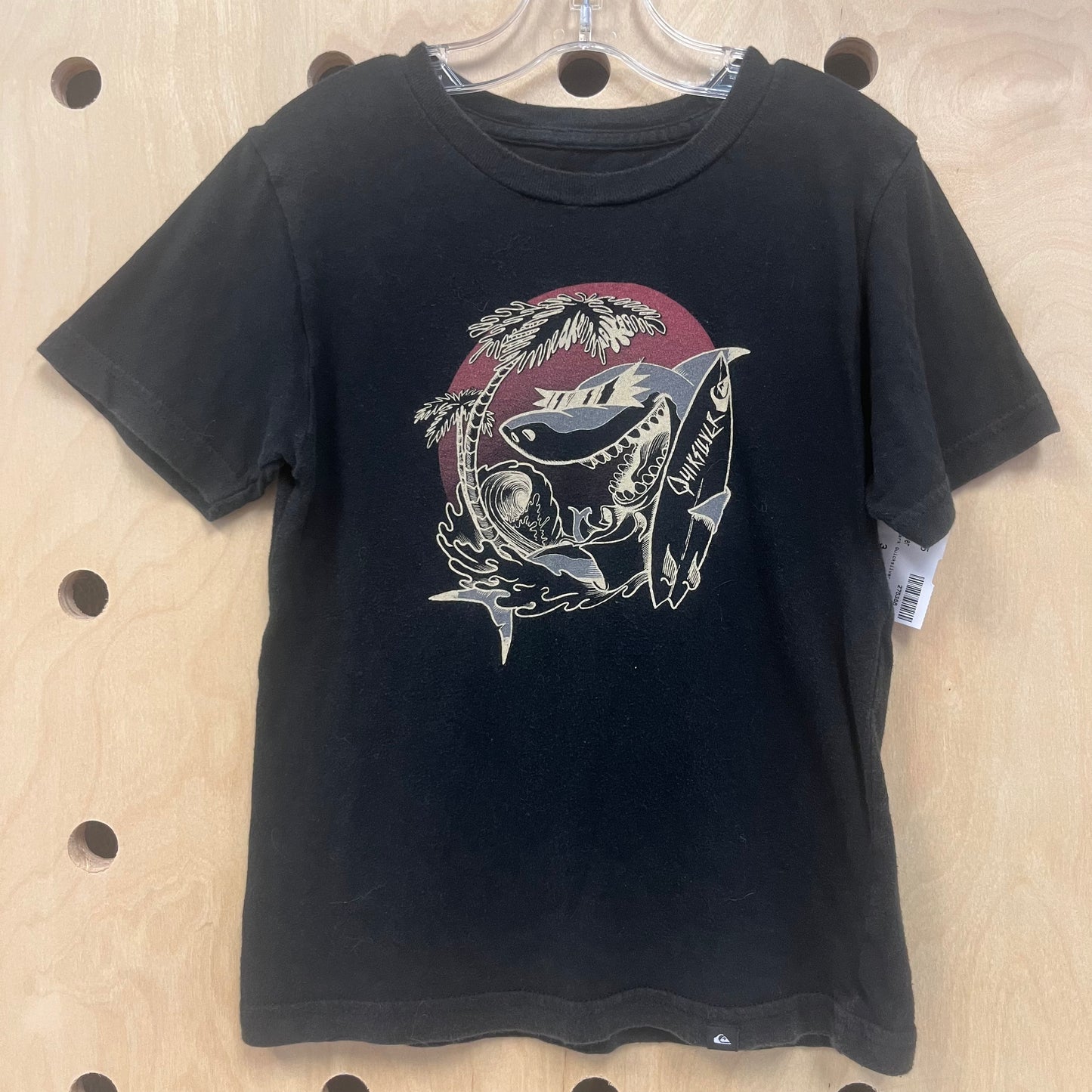 Black Shark Quiksilver Logo Tee