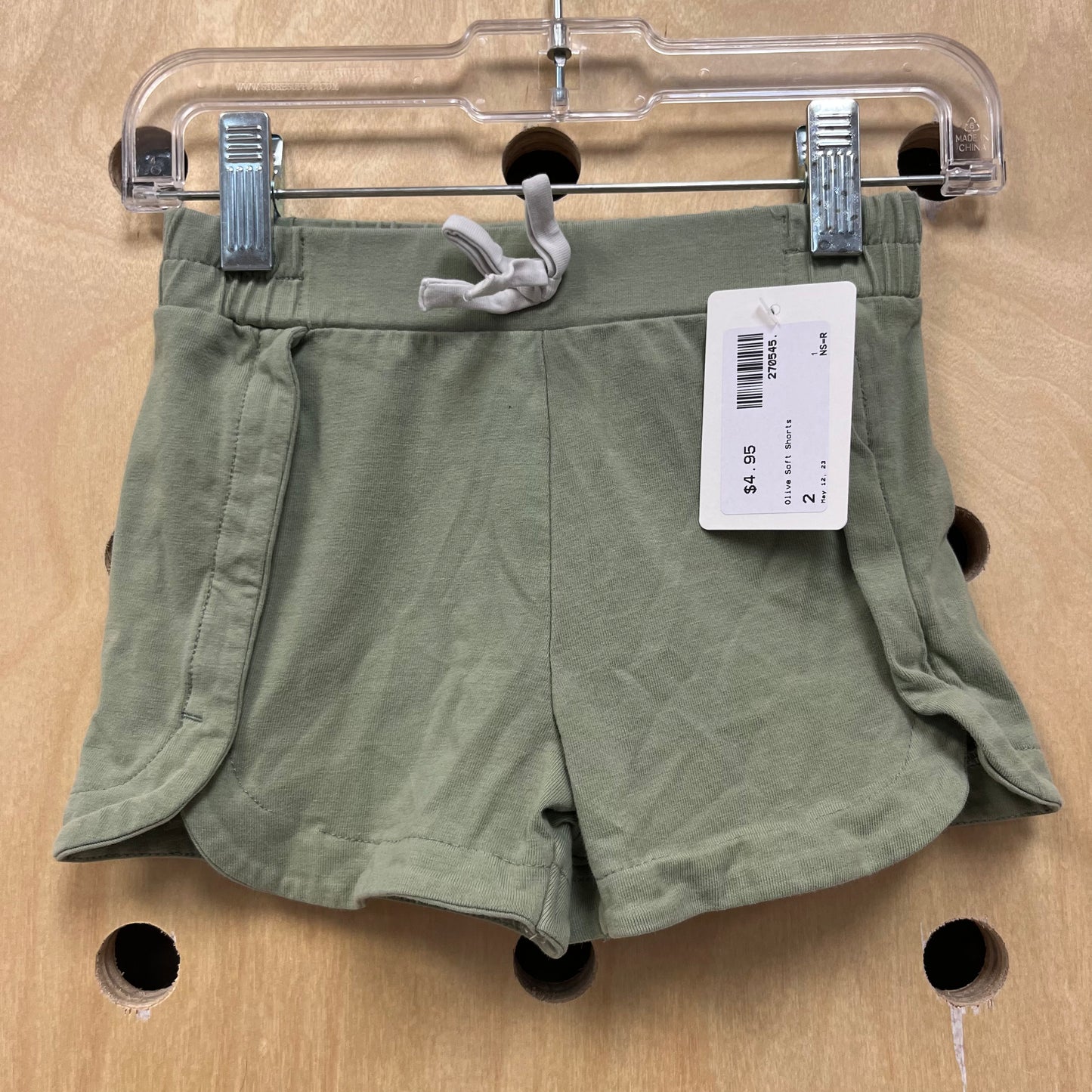Olive Soft Shorts