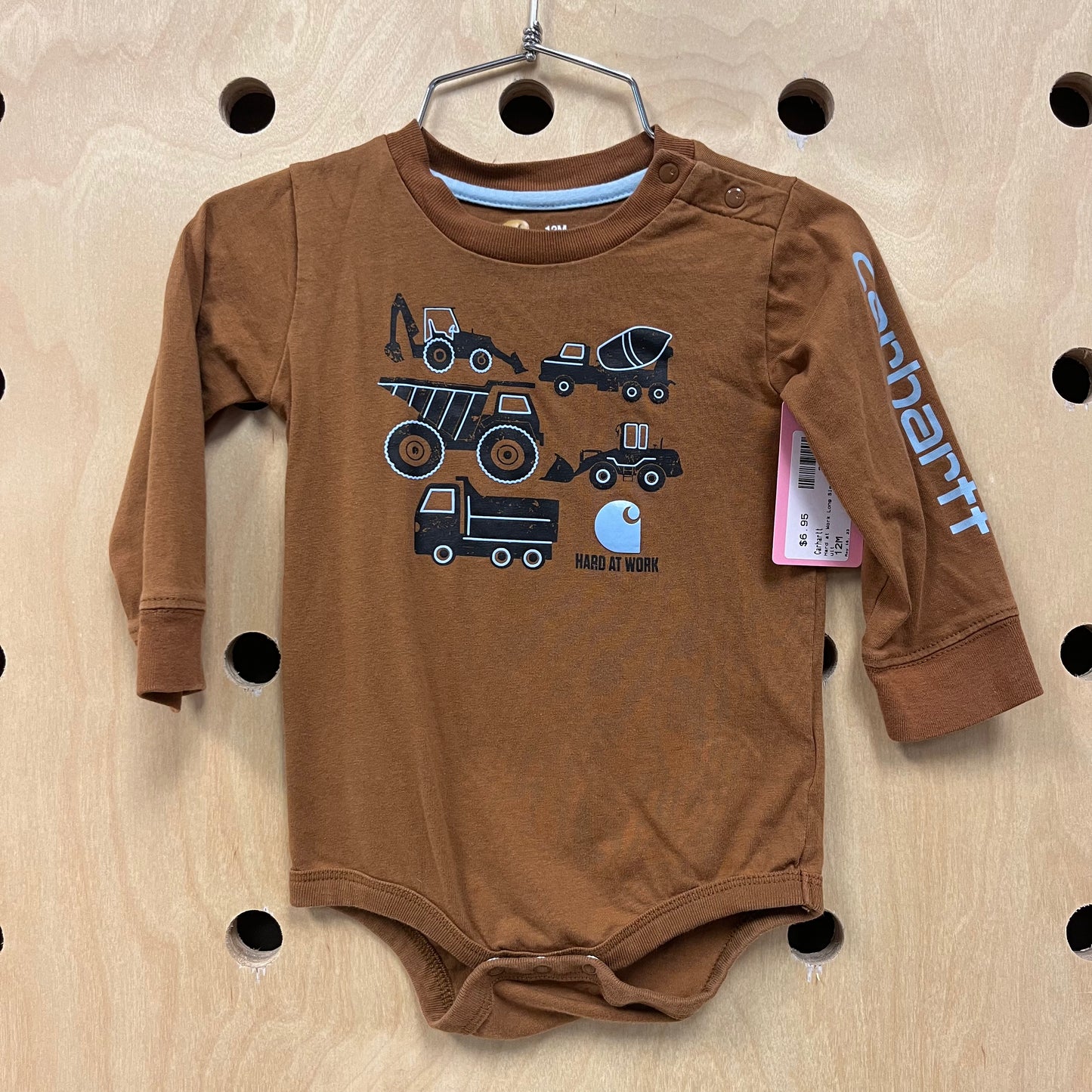 Hard at Work Long Sleeve Bodysuit