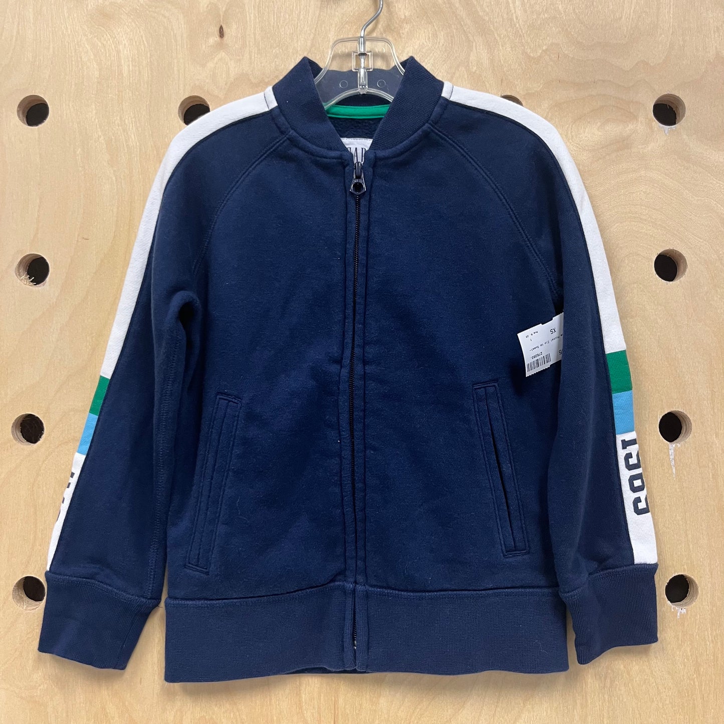 Navy Blue Zip Jacket