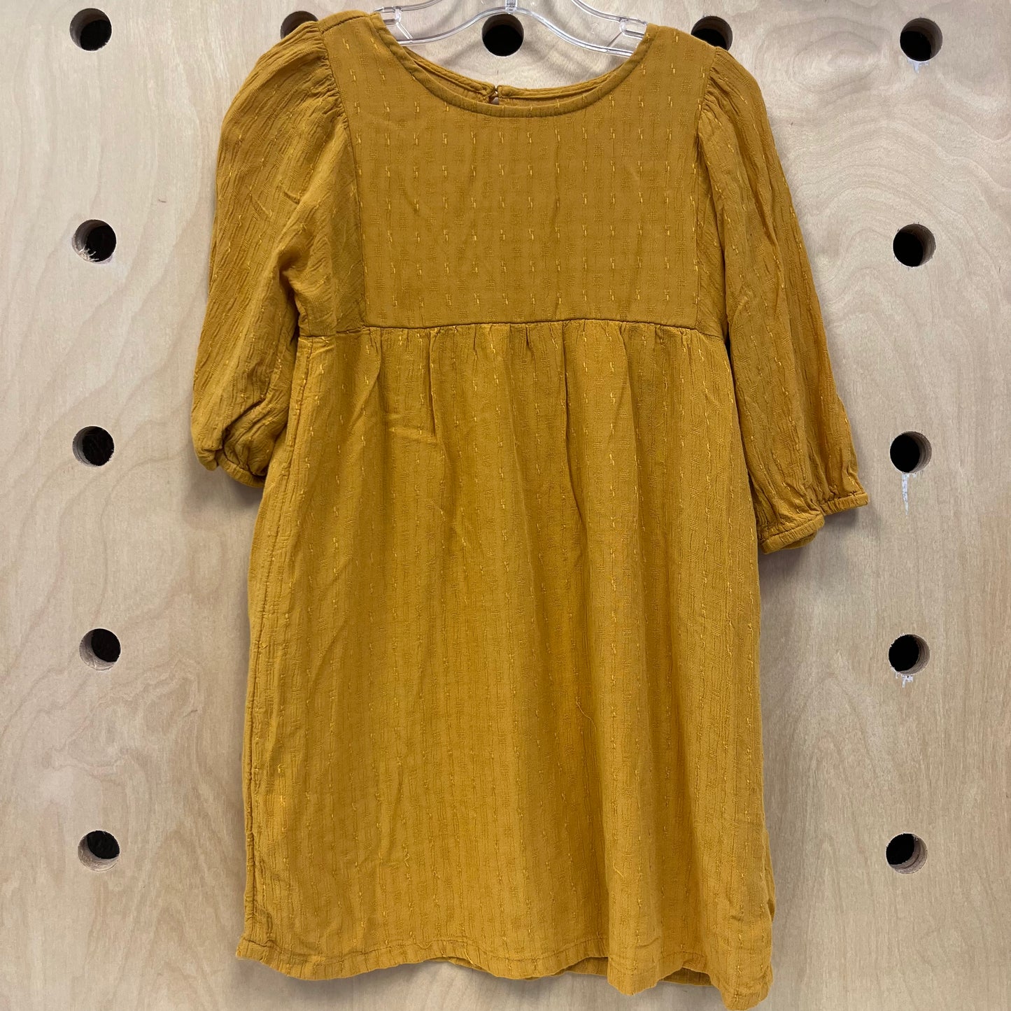 Yellow Long Sleeve Dress