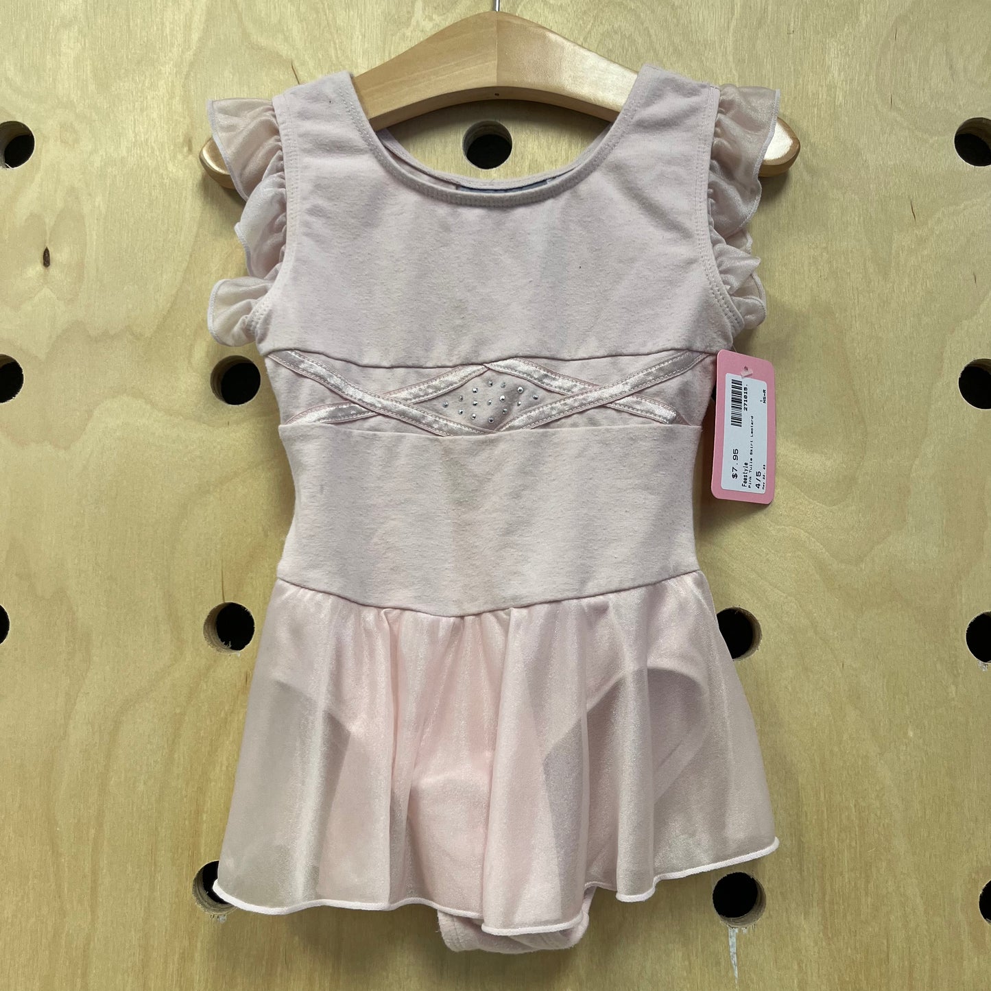 Pink Tulle Skirt Leotard