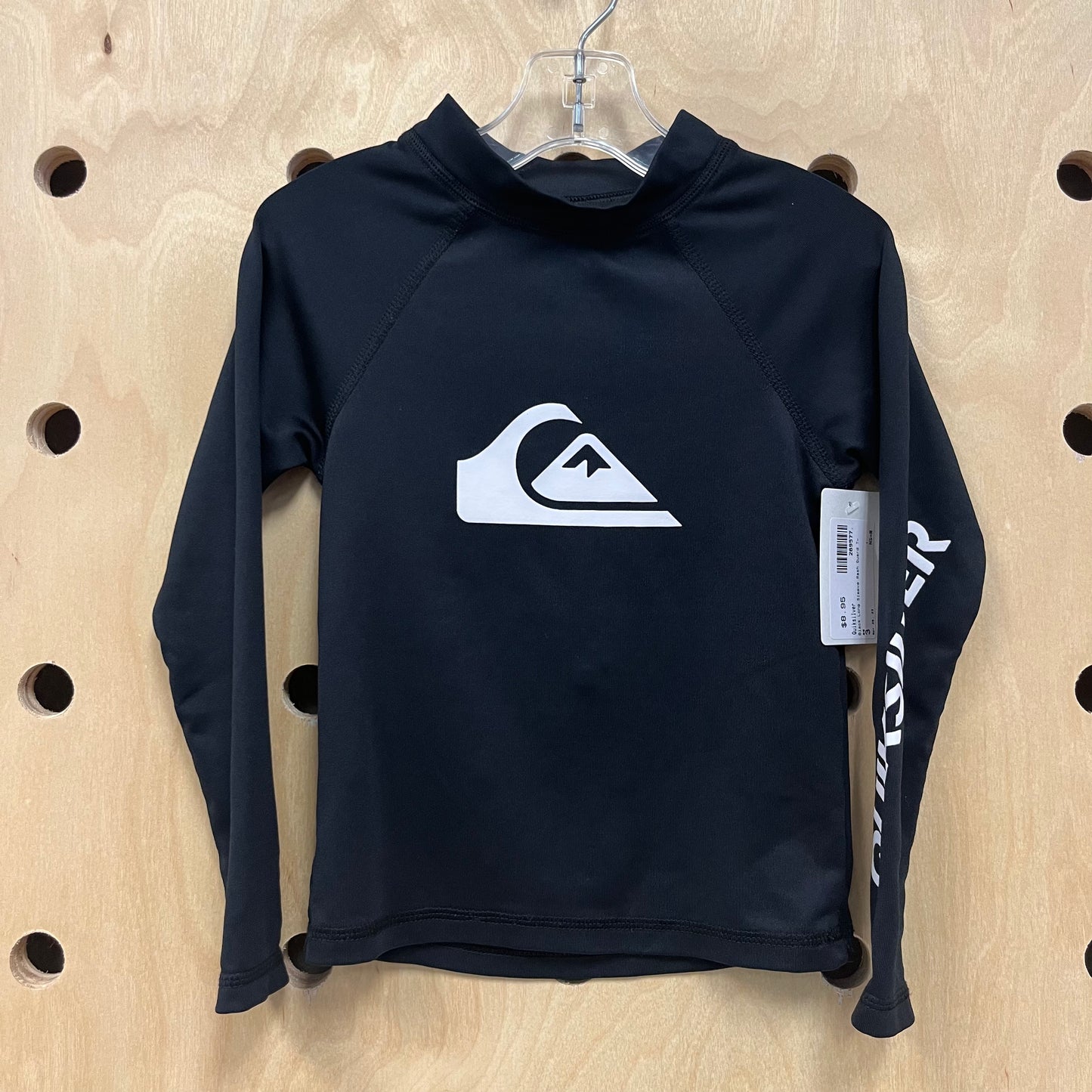Black Long Sleeve Rash Guard Tee