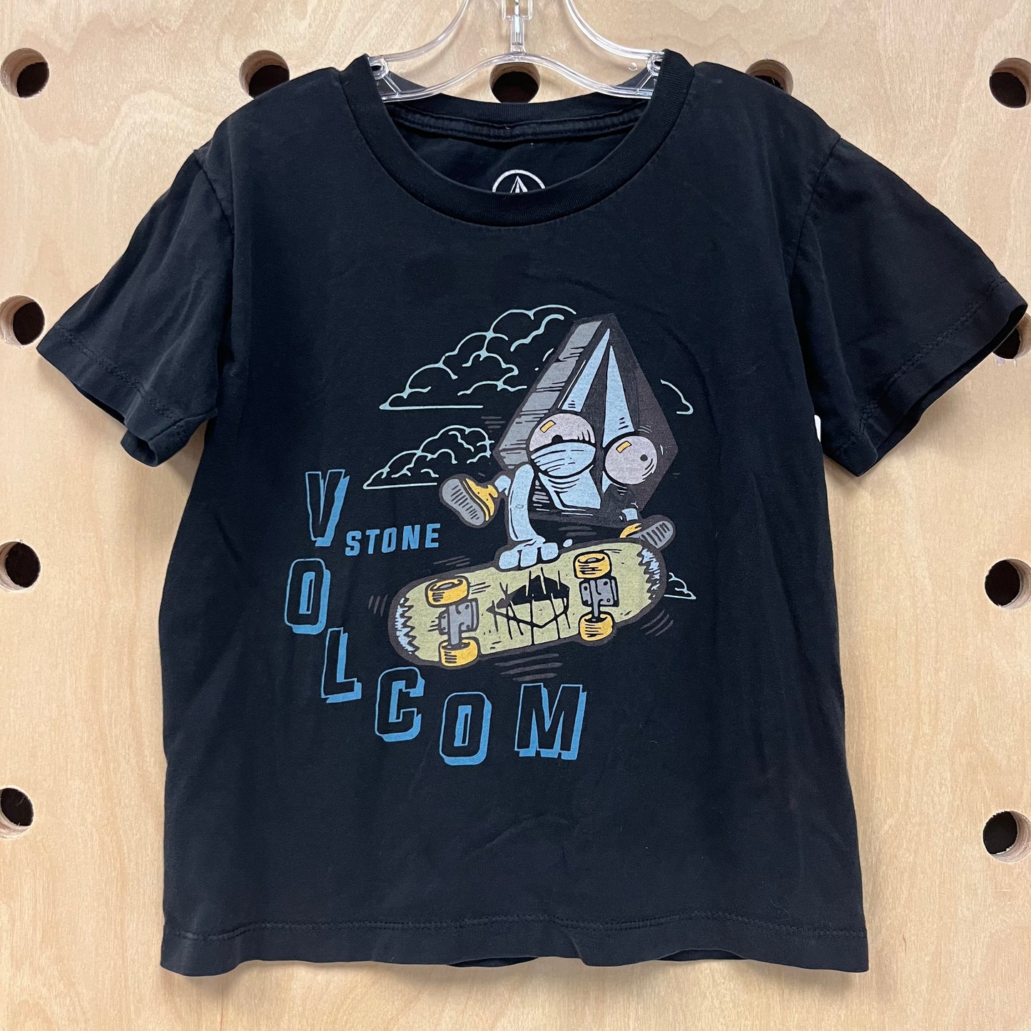 Black Skate Logo Tee